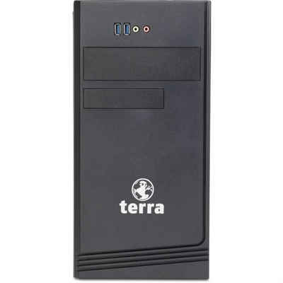 TERRA PC-HOME 4000 PC (Intel Core i3, Intel UHD Graphics 630 (1100 MHz), 8 GB RAM, 500 GB SSD, Grafikschnittstellen 1x HDMI, 1x DP, 1x DVI-D, 1x VGA Unterstützt Dual-Monitoring, unterstützt bis zu 2x Displays gleichzeitig) Optional: 1x COM)