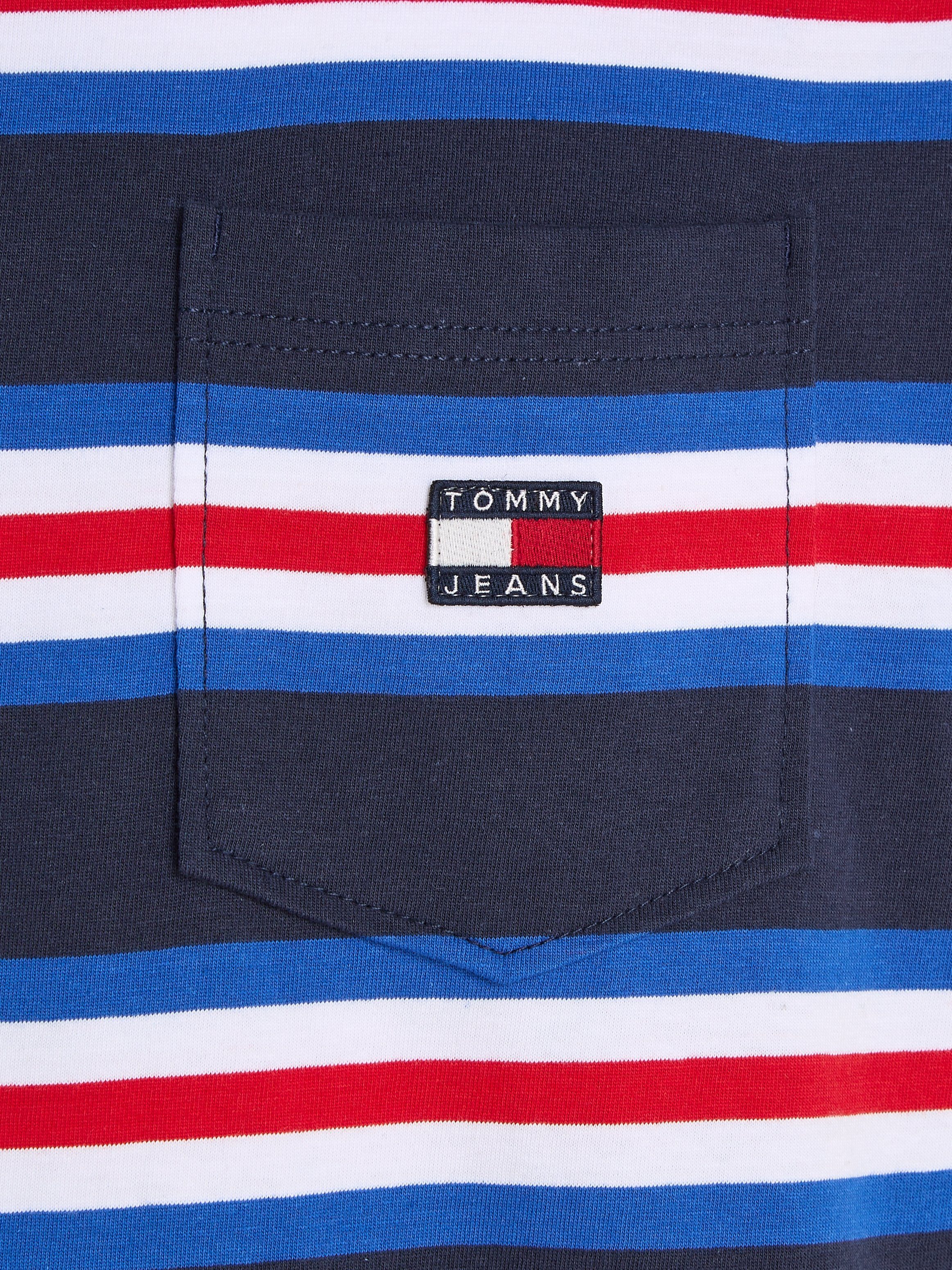 Tommy Jeans TEE Twilight T-Shirt STRIPE REG TJM Navy FLAG