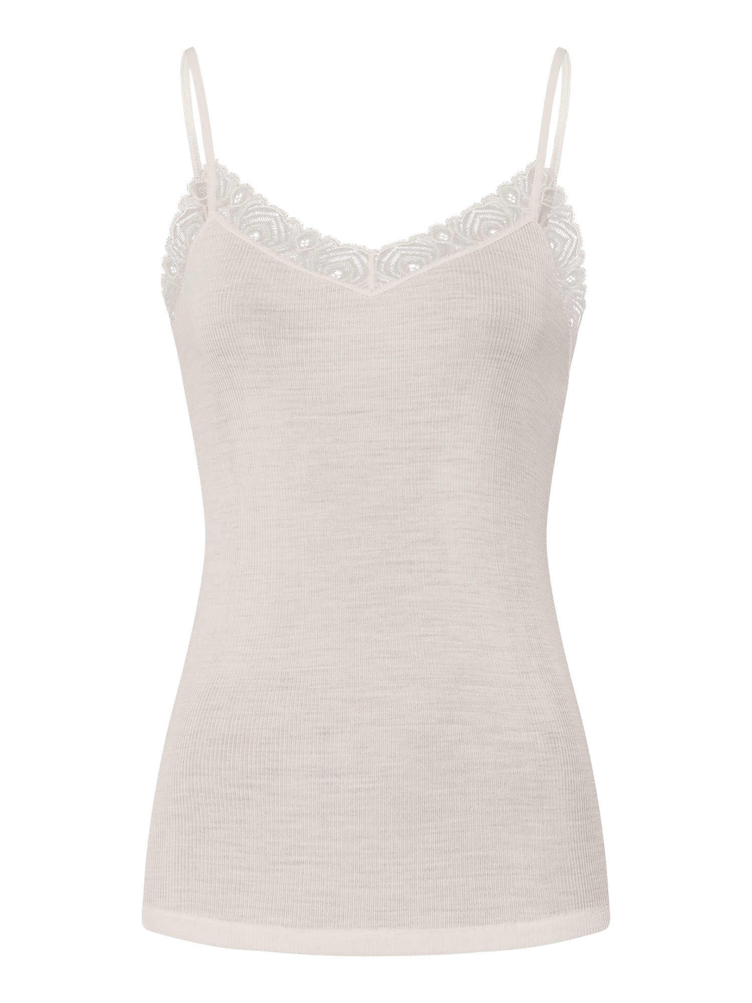 Hanro Spaghettitop Woolen Lace schmale träger günstig online kaufen