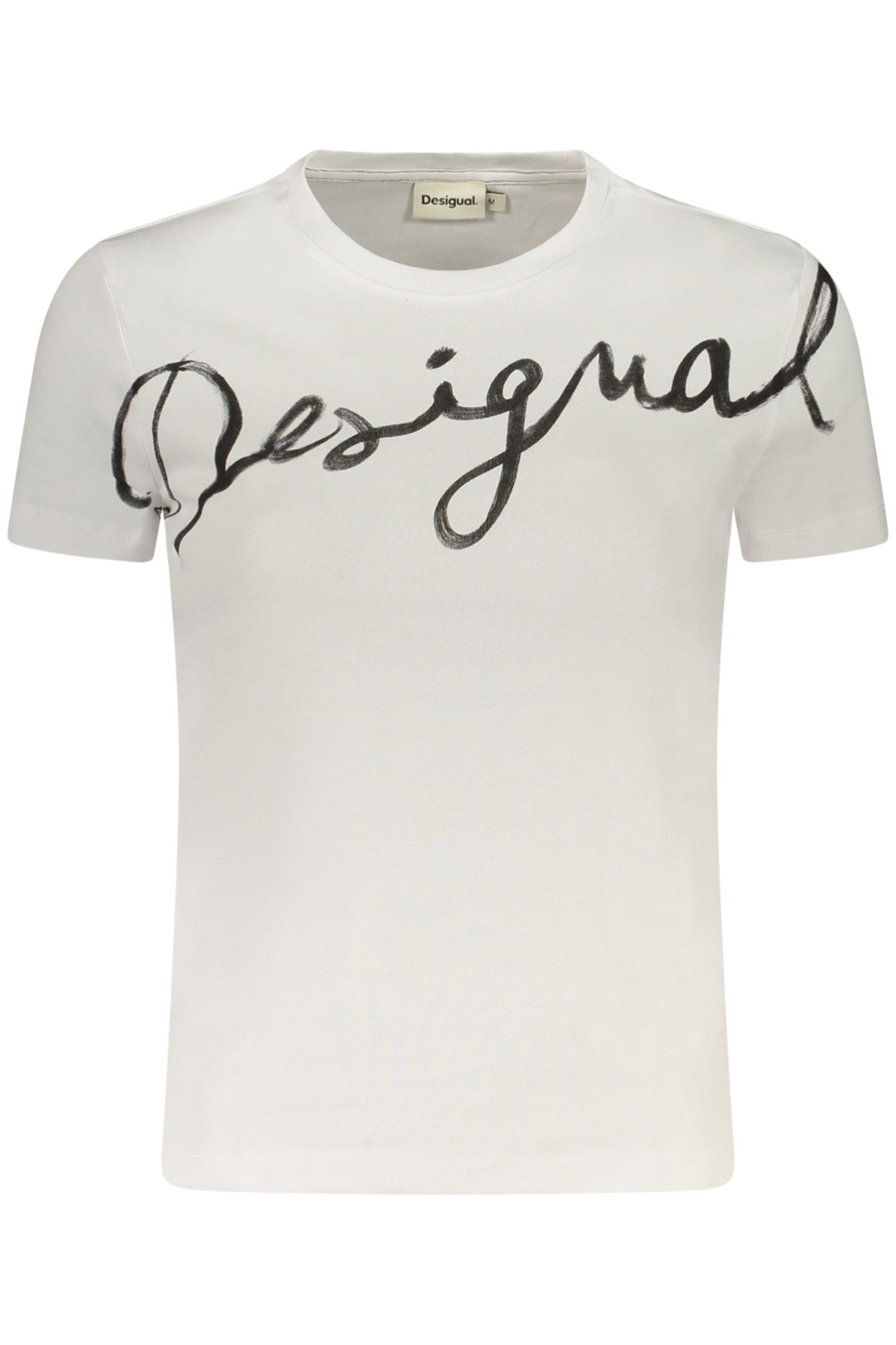 Desigual T-Shirt Weißes Damen T-Shirt mit Florenz-Druck und
