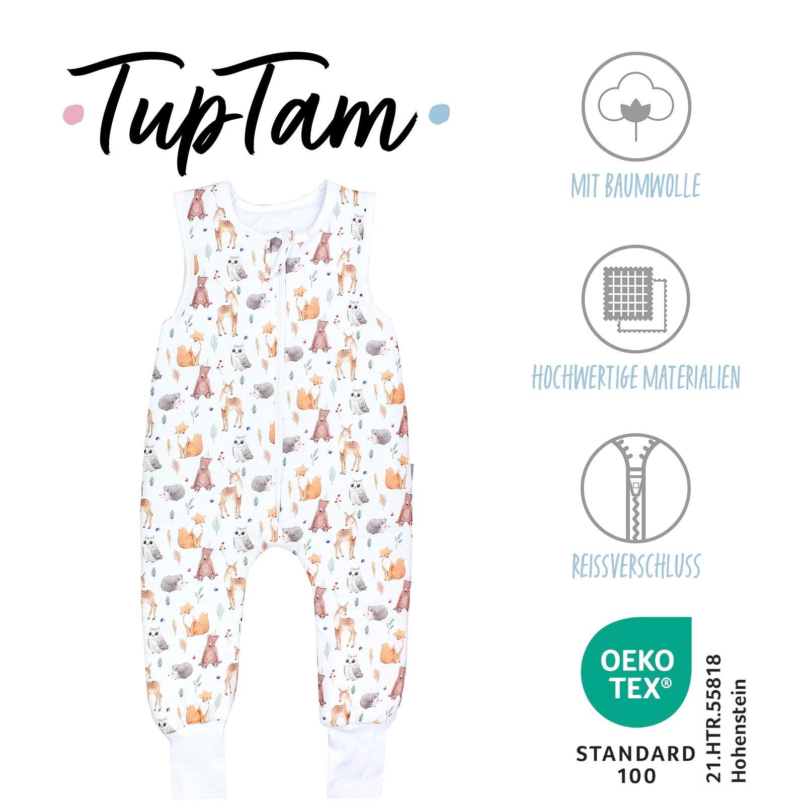 TupTam Babyschlafsack Ganzjahresschlafsack mit Beinen 2,5 TOG Unisex günstig online kaufen