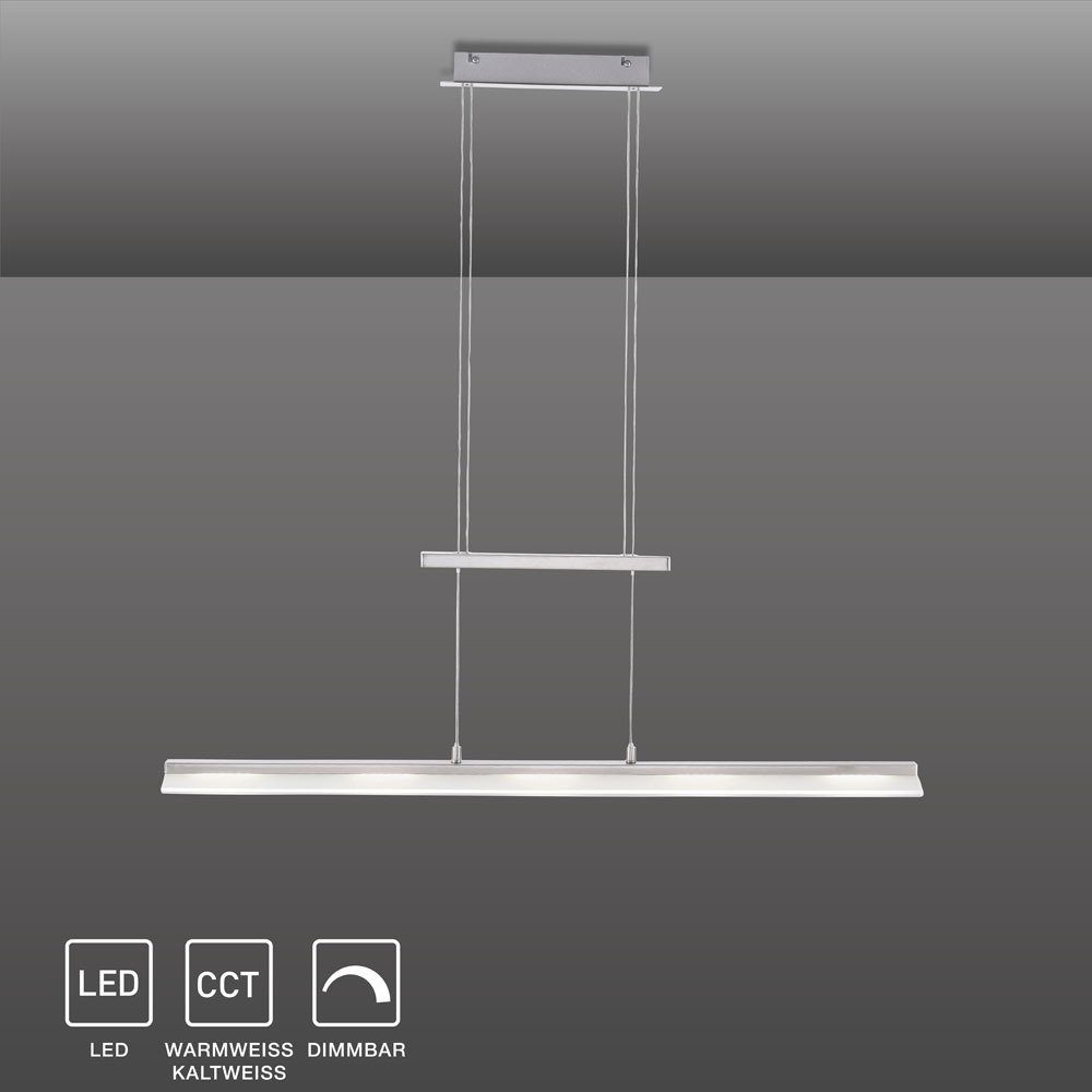 SellTec LED Pendelleuchte LED Pendellampe NELE 100 cm, Farbtemperatursteuer günstig online kaufen