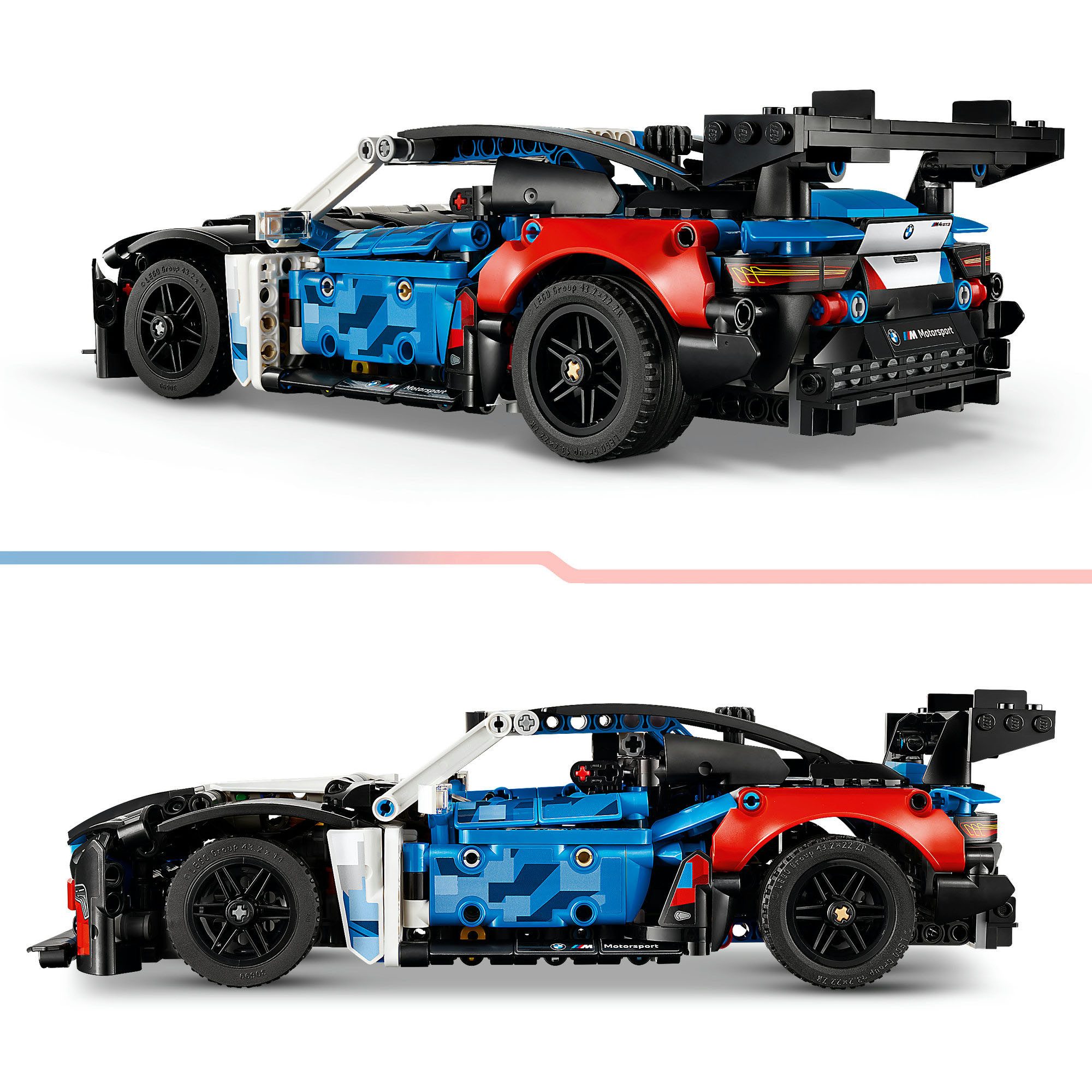 LEGO® BMW M4 GT3 EVO Rennwagen (42226), LEGO Technic Konstruktionsspielsteine, (747 St) – Bild 4 von 5