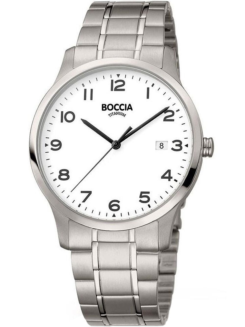 Boccia Quarzuhr Boccia 3620-01 Herrenuhr Titanium 40mm 5ATM Boccia 3620-01 Herrenuhr Titanium 40mm 5ATM