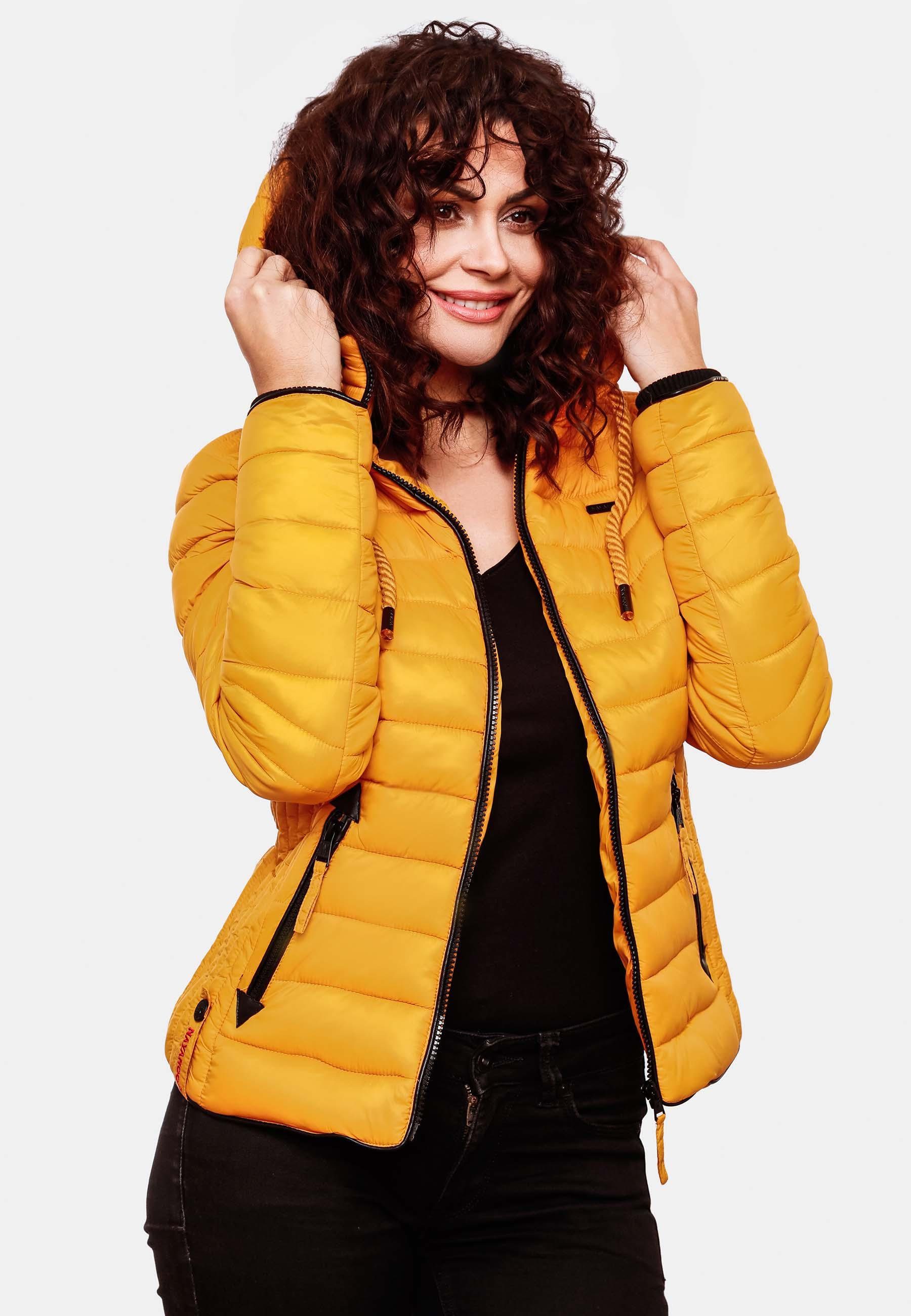 Navahoo Steppjacke Lulana leichte Übergangsjacke mit Kapuze – Bild 5 von 5