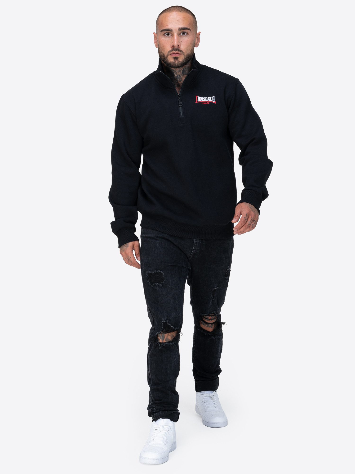 Lonsdale Sweatshirt TROYER NORMALE PASSFORM GRYFFIDAM