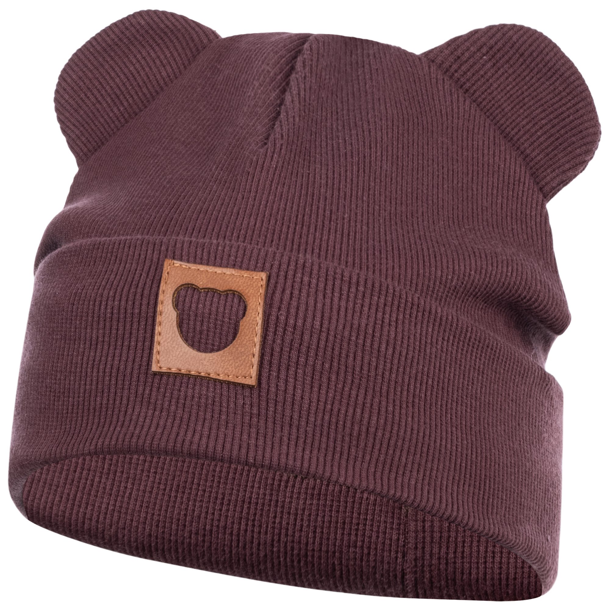 Smarilla Jerseymütze Übergangsmütze Baumwollmütze Beanie Bärenohren