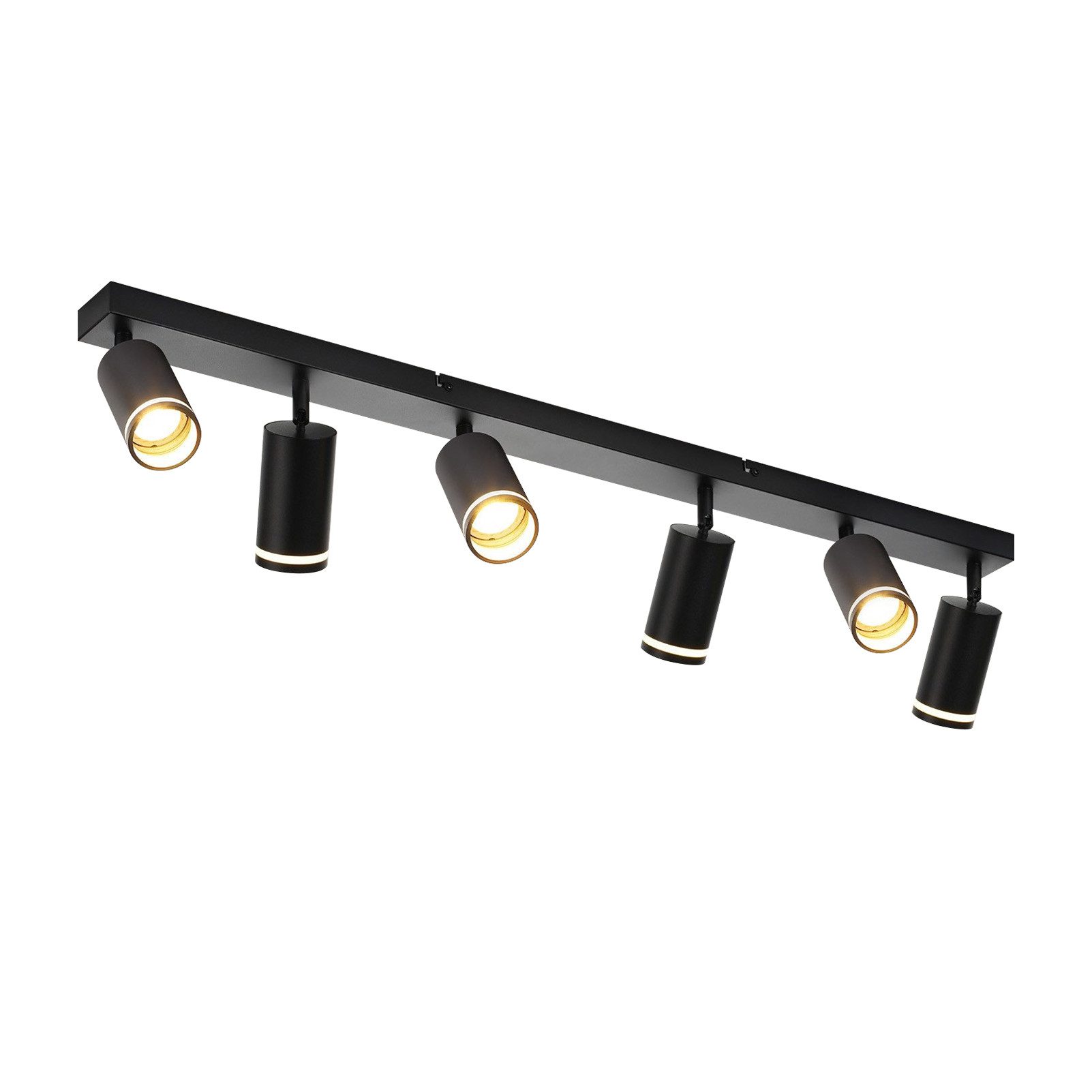 Nettlife Deckenstrahler Schwarz Schwenkbar Modern Wandstrahler Innen Metall günstig online kaufen