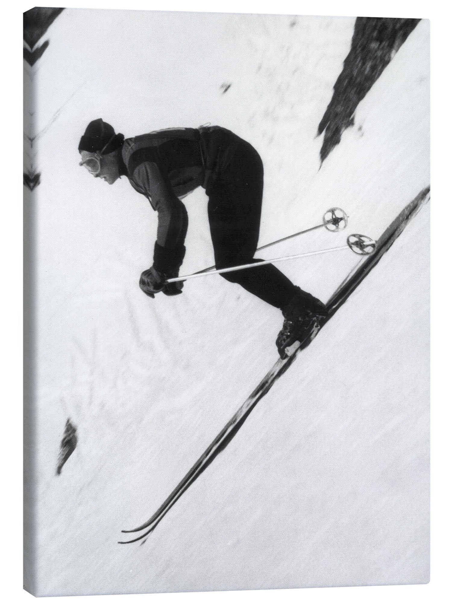 Leinwandbild Vintage Ski Collection