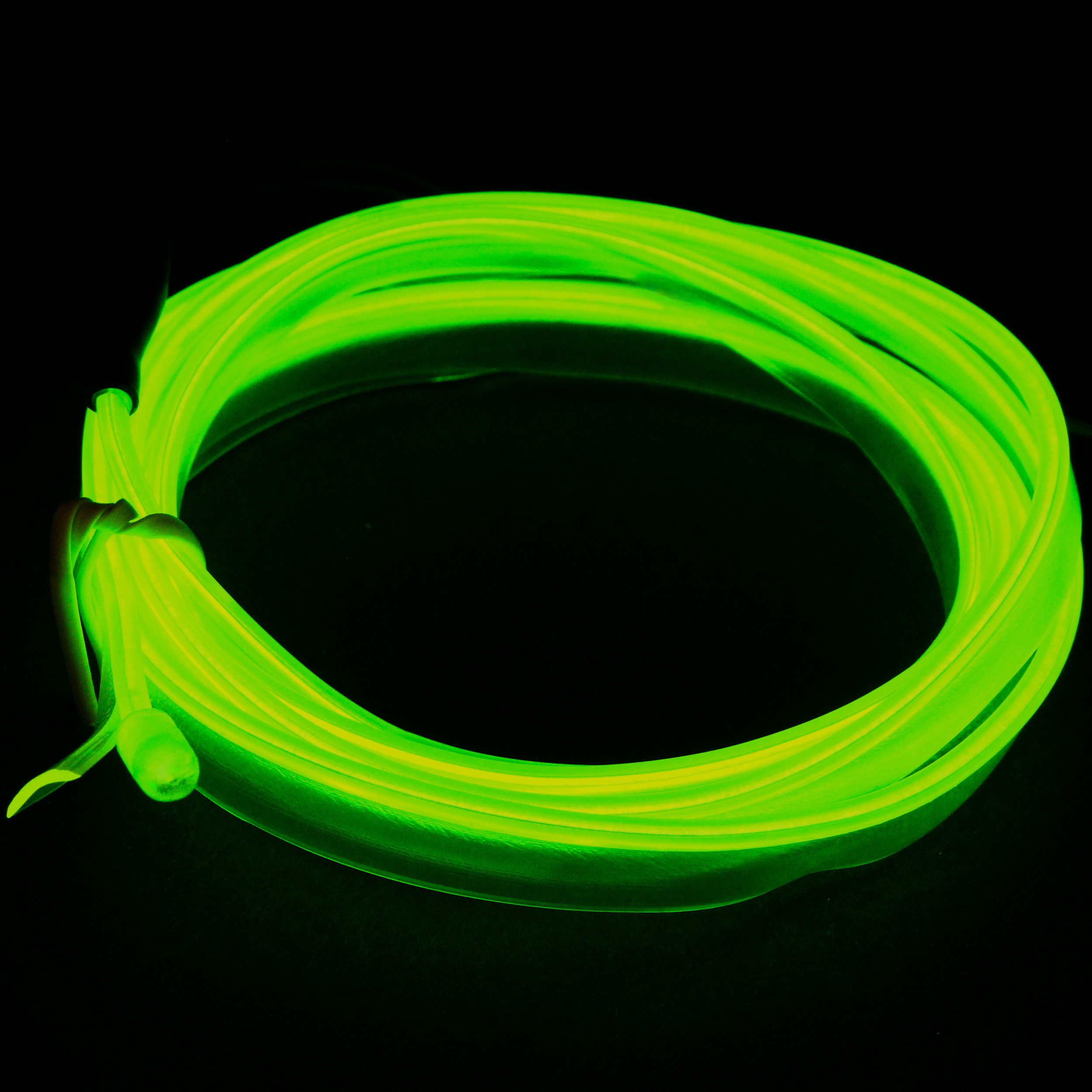 RECAMBO LED-Stripe-Profil Innenraumbeleuchtung Auto, Ambiente Beleuchtung, EL Wire, 6m, Ice Blau, für Armaturenbereich Türverkleidungen Fußraum Kofferraum