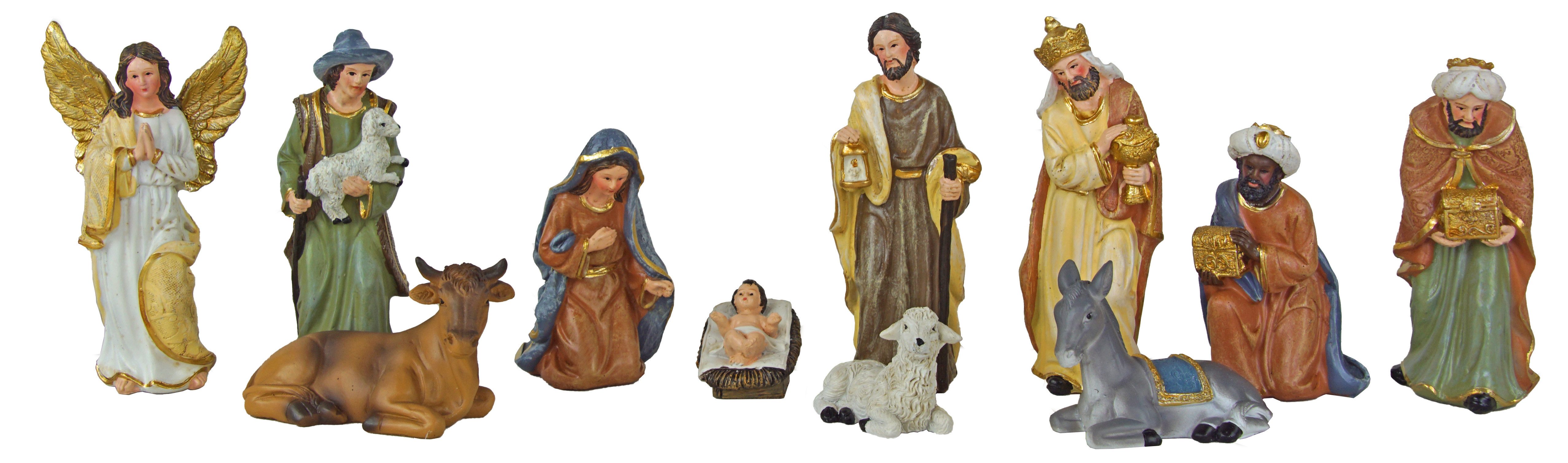 IKO Krippenfigur Liebevoll gestaltete Krippenfiguren 7926 (Set, 12 St., 12 tlg), Krippenfigur