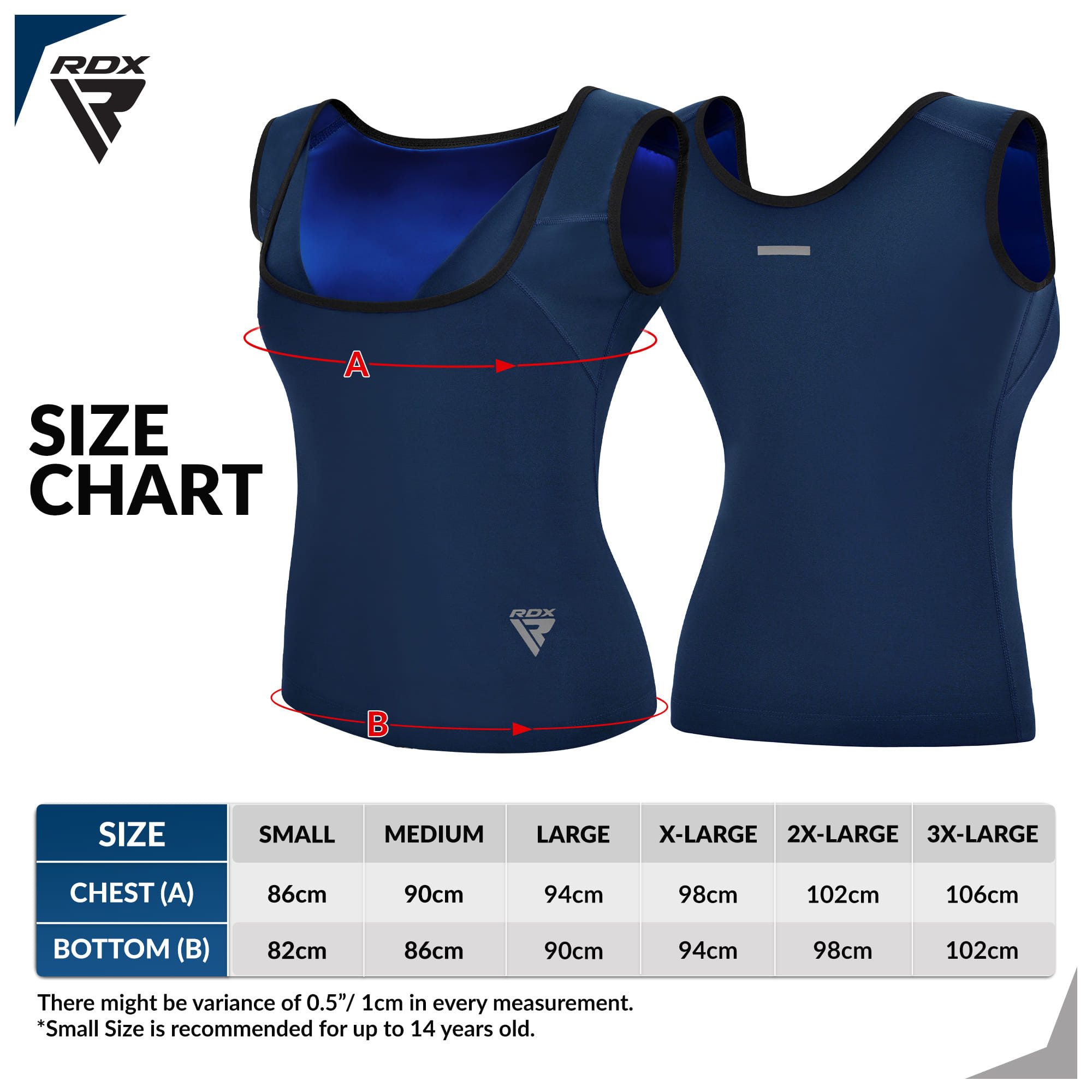 RDX Kompressionsshirt RDX Damen-Saunaweste, wärmespeichernder Schweiß-Taillentrainer