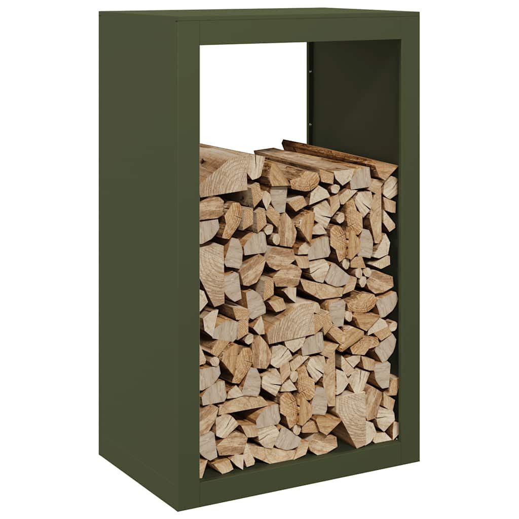 vidaXL Kaminholzregal Brennholzregal Grün 60x40x100 cm günstig online kaufen