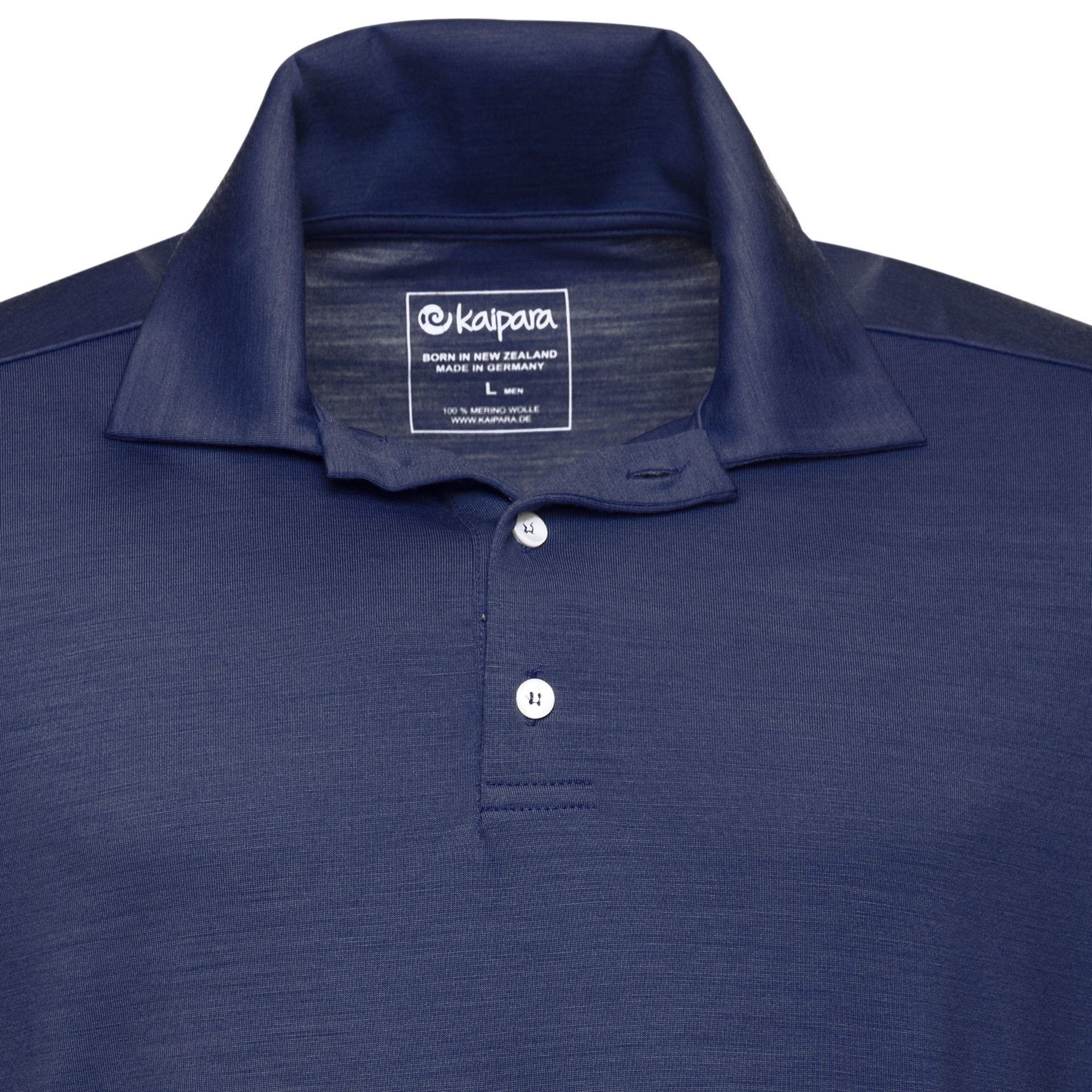 Kaipara - Merino Sportswear Poloshirt URBAN Merino Poloshirt Herren Kurzarm Regular 200 (1-tlg) aus reiner Merinowolle Made in Germany