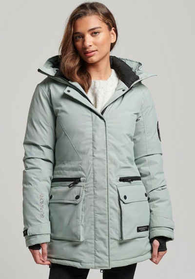 Superdry Steppjacke CITY PADDED PARKA JACKET mit vielen Details