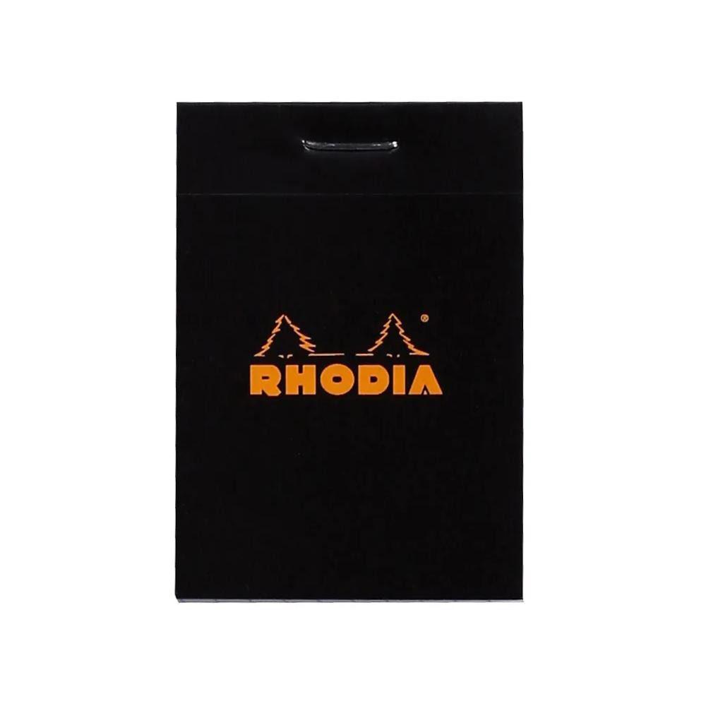 Notizblock Rhodia Rhodia Block 52x75 80Bl kariert sw