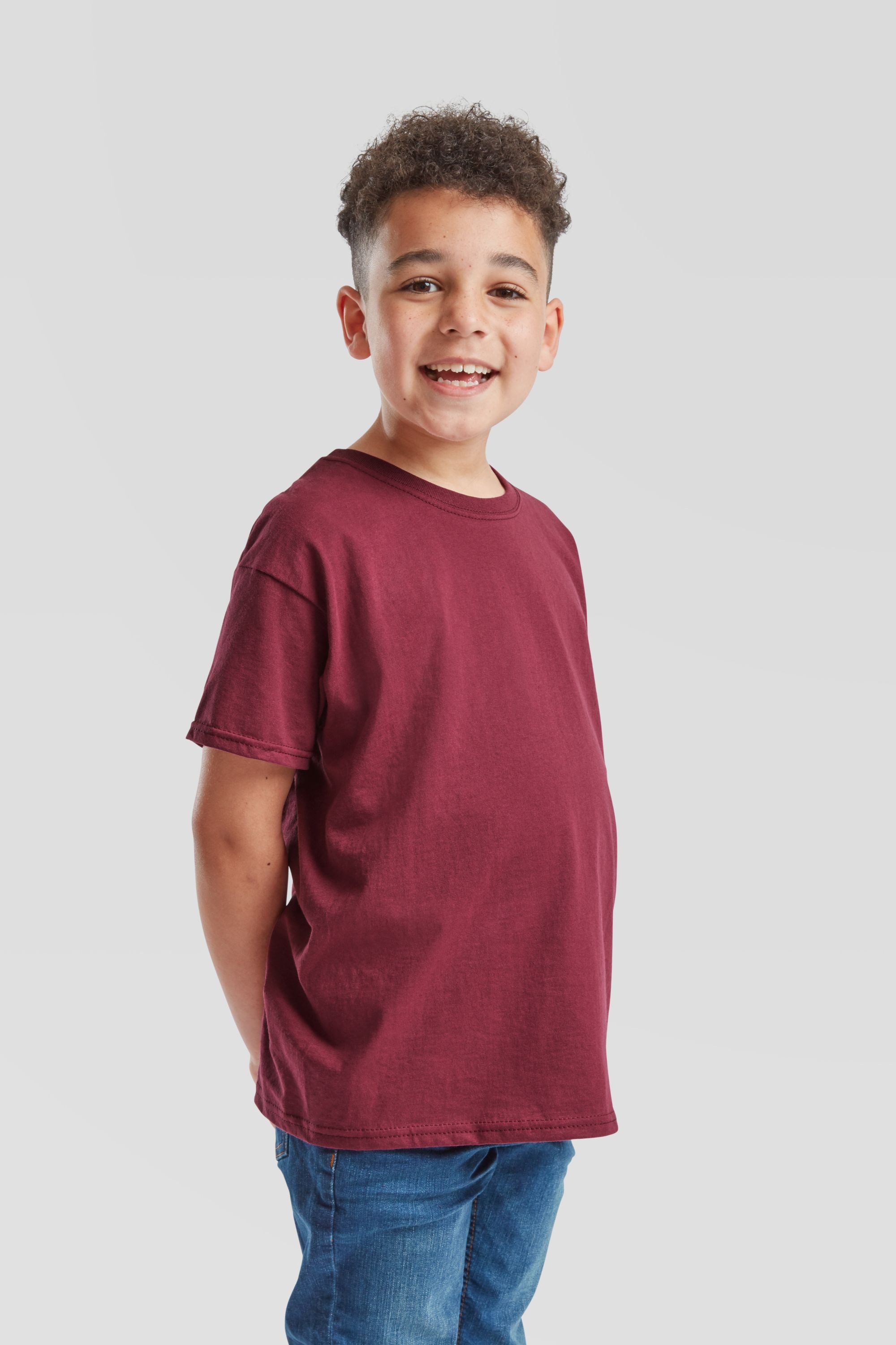 Fruit of the Loom Rundhalsshirt Fruit of the Loom Valueweight T Kids