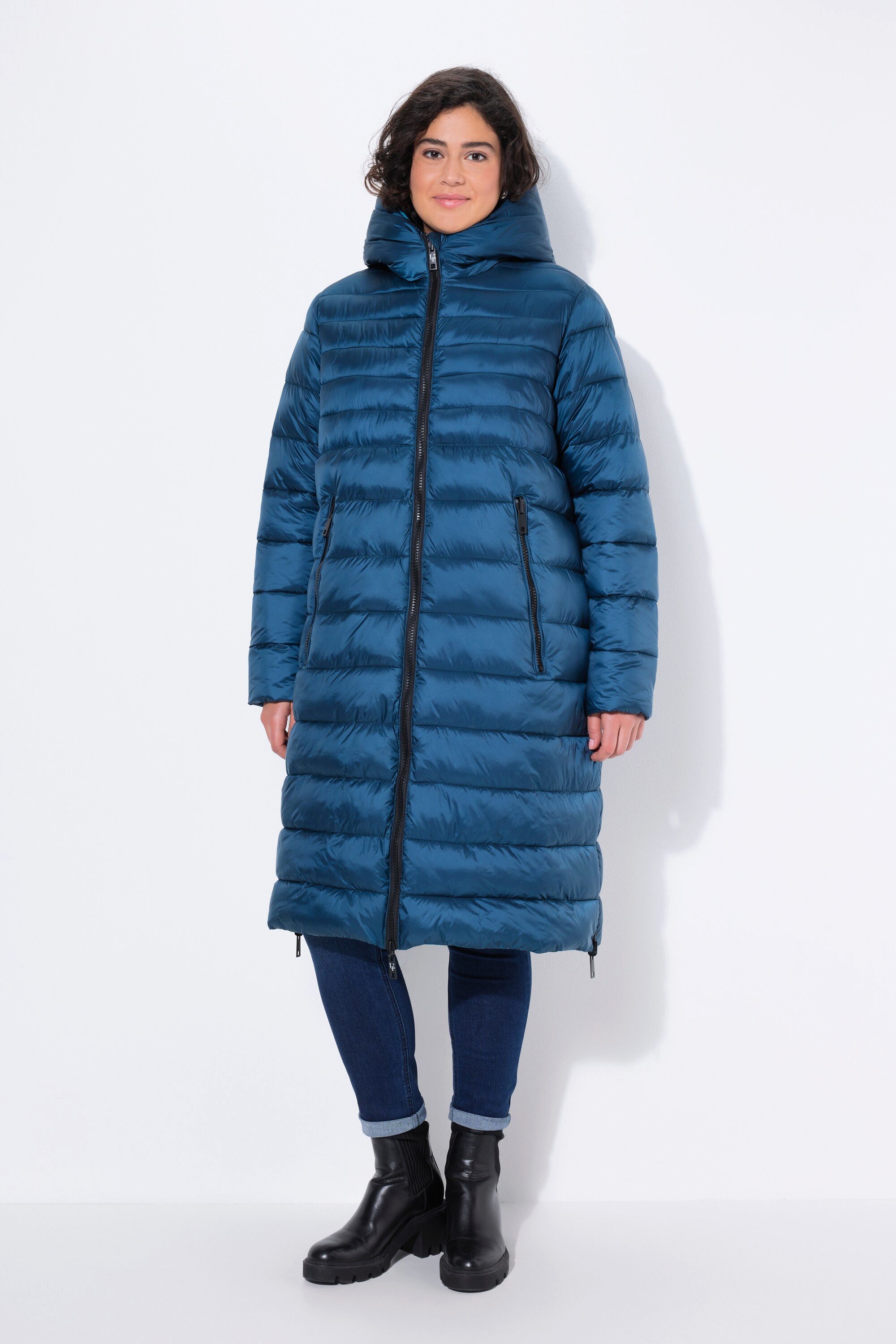 Ulla Popken Steppmantel HYPRAR Wende-Steppmantel A-Linie wasserabweisend günstig online kaufen