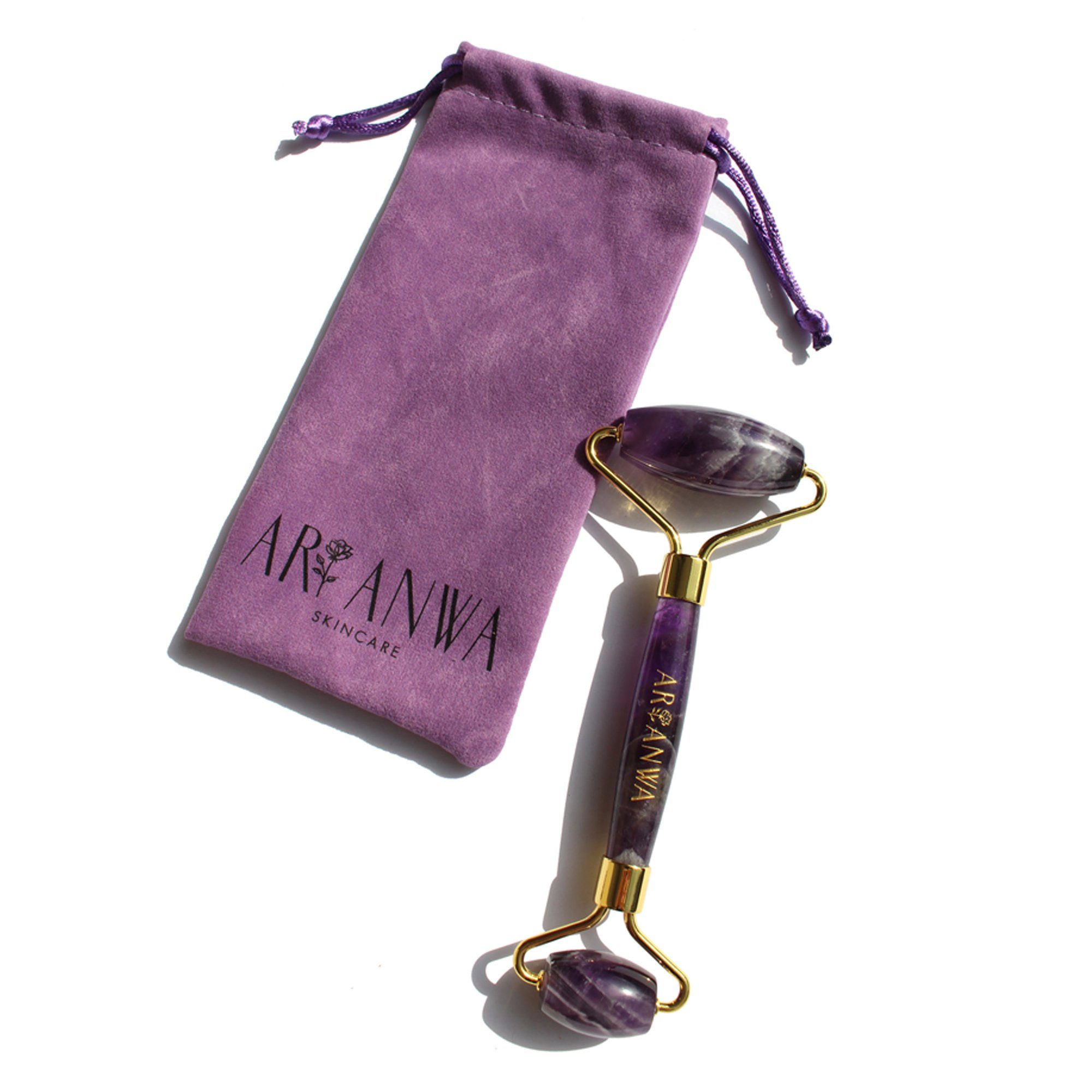 ARI ANWA Skincare Massageroller Amethyst Roller, Beauty Gesichtsroller