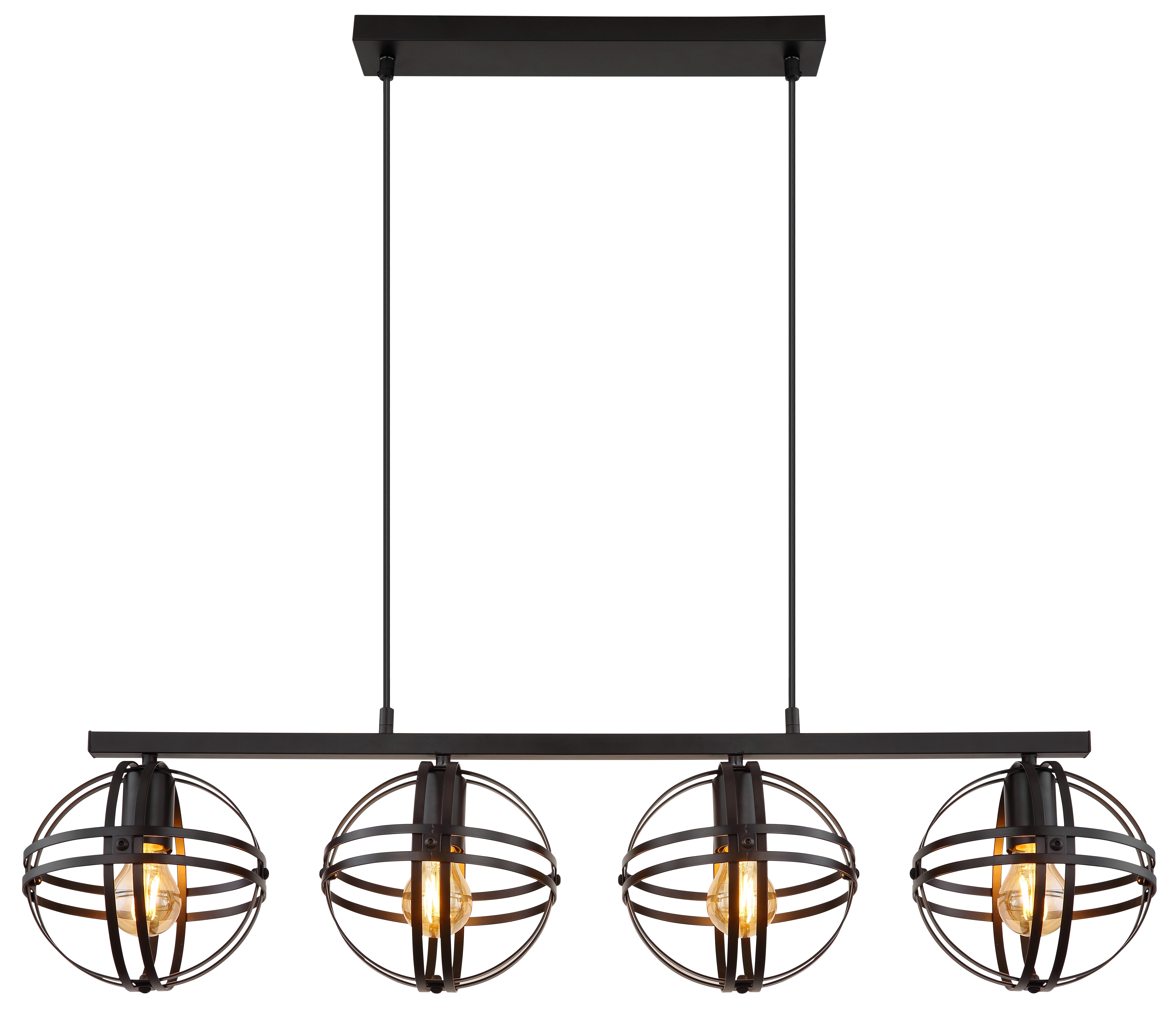 GLOBO LIGHTING Hängeleuchte TAMARA, ohne Leuchtmittel, Hängelampe/Pendelleuchte/Esszimmer/Wohnzimmer/Esstisch