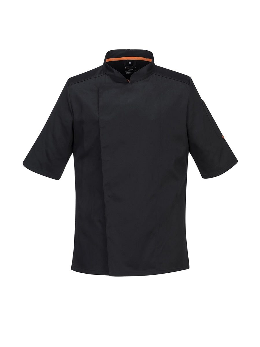 Portwest Kochjacke Portwest MeshAir Pro Kochjacke kurzarm C738 Weiß