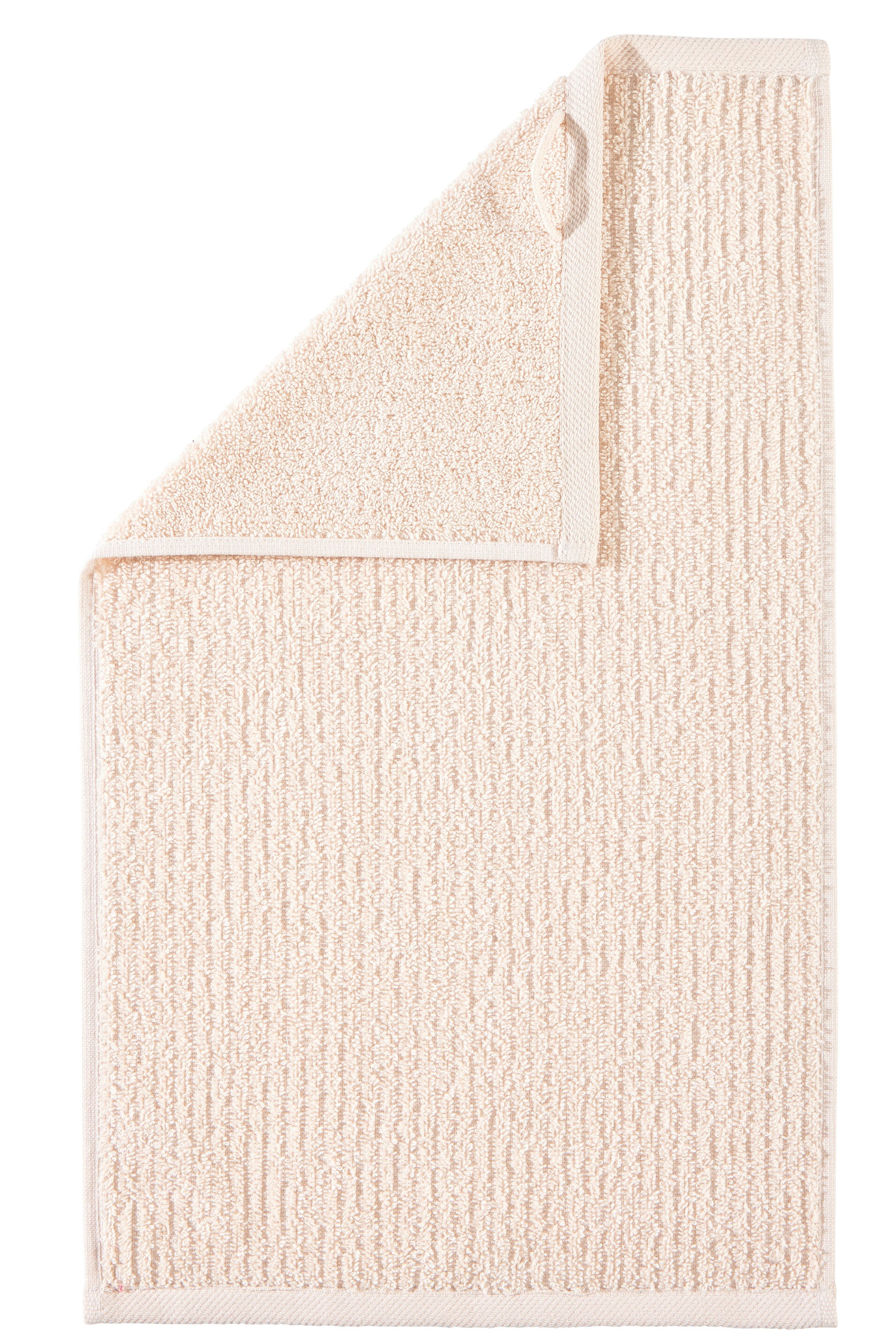 OTTO home Gästehandtücher Riva, 30x50, Premium Handtücher, 500 gr/m², Webfrottier (3-St), Hoch-Tief-Struktur, Streifen, weich, 5 Jahre Garantie – Bild 3 von 5