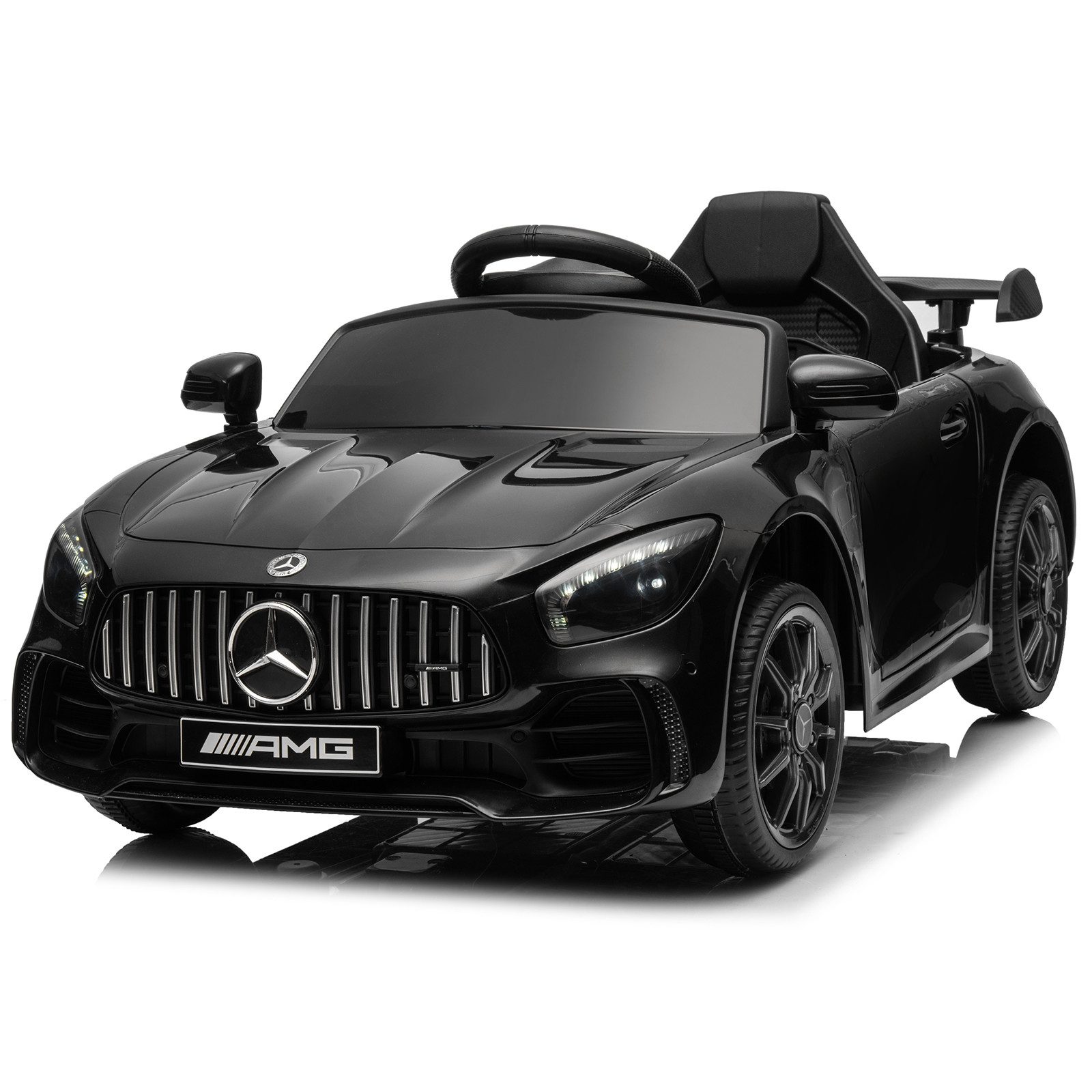 FCH Elektro-Kinderauto Elektroauto Kinderauto Mercedes Gtr, mit 2,4G Fernbedienung, mit LED Scheinwerfer, MP3, Hupe und Musik