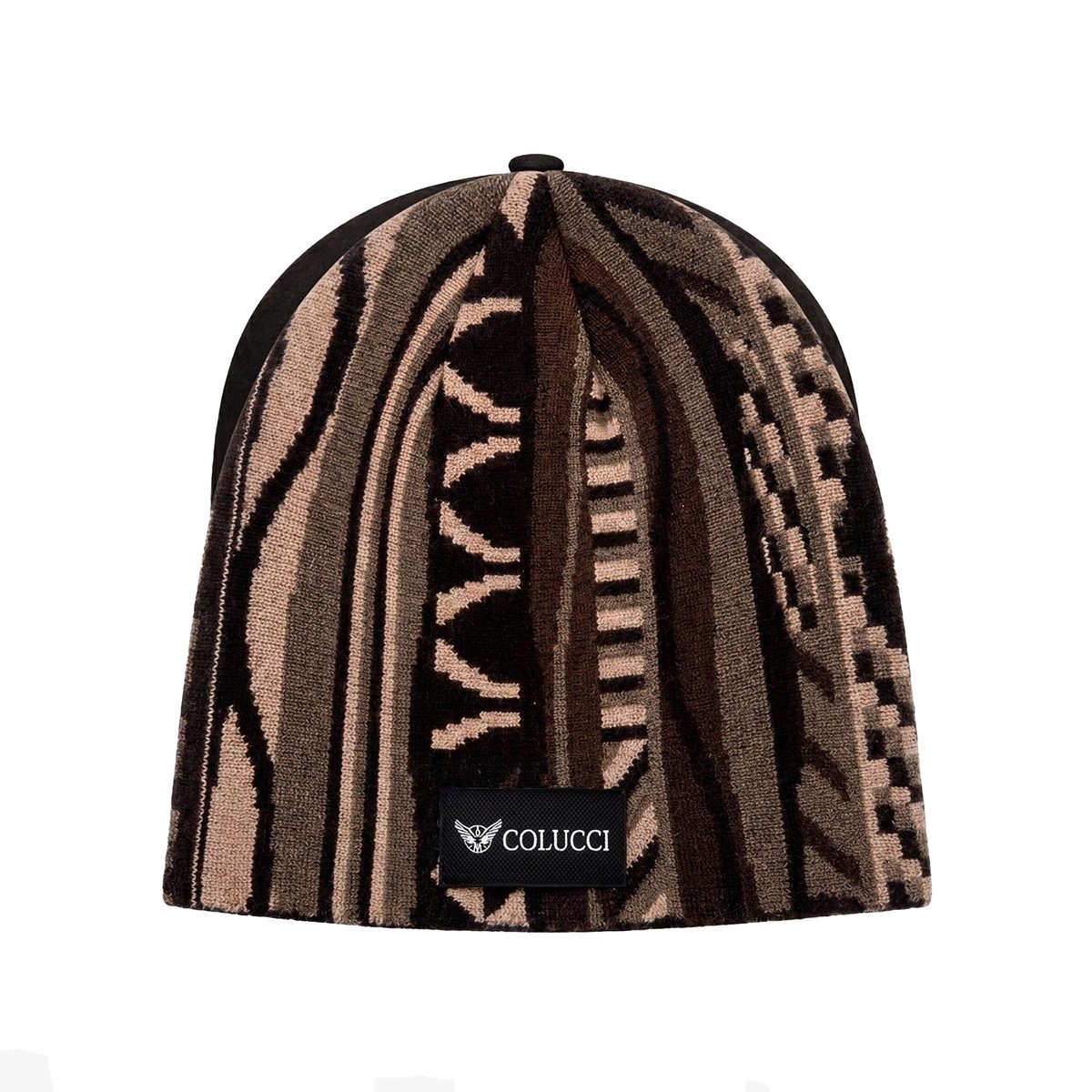 COLUCCI Beanie Flat Knit Skull (kein Set) 3D Knit