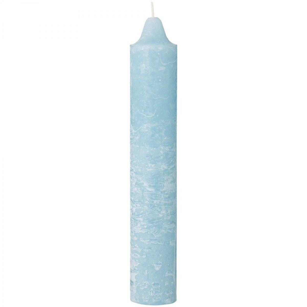 Ib Laursen Tafelkerze Ib Laursen Kerze Rustikal Staubig Blau (3,8x23 cm)