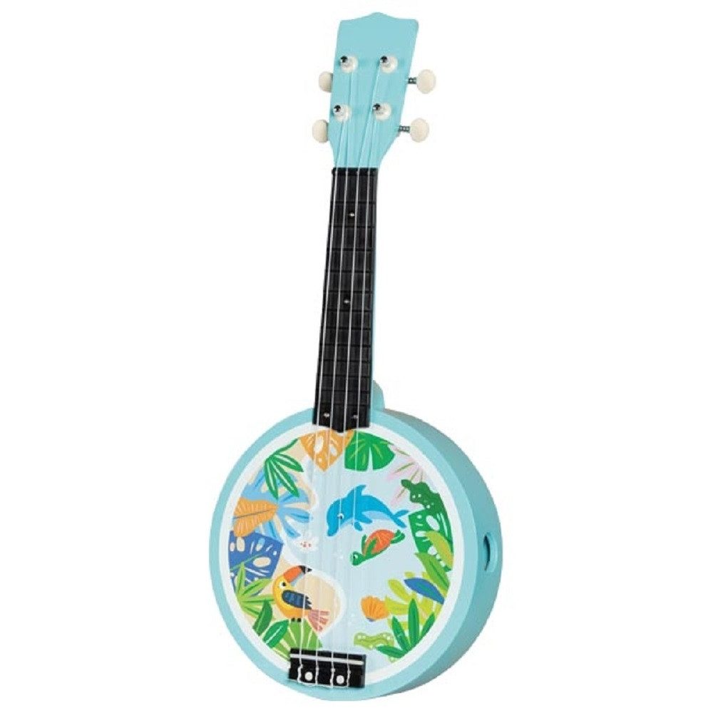 Gollnest & Kiesel Spielzeug-Musikinstrument Banjo aus Holz Musikinstrument für Kinder 61870, (1 tlg), für Kinder
