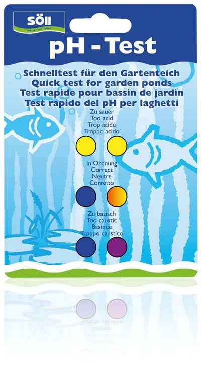 SÖLL Aquarium-Wassertest Söll pH Schnelltest für Aquarien und Gartenteiche