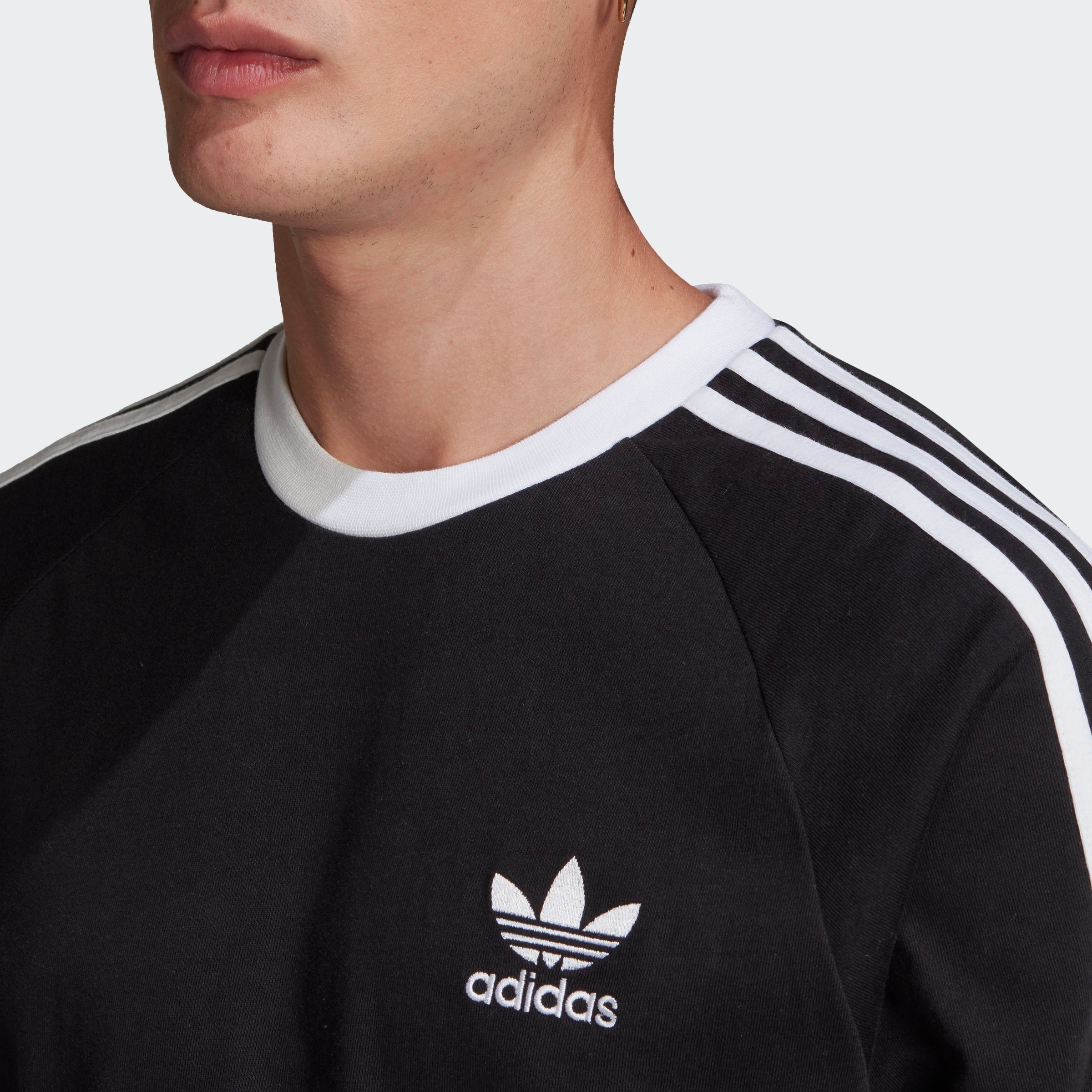 3-STREIFEN BLACK ADICOLOR Langarmshirt Originals CLASSICS LONGSLEEVE adidas