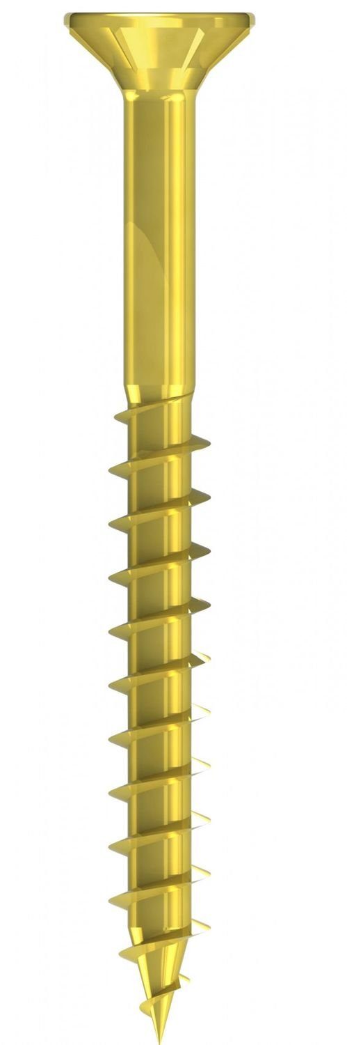 REISSER-Schraubentechnik GmbH Spanplattenschraube Spanplattenschrauben Q200 plus Torx Teilgewinde Fräsrippen 3-6 mm, (1000 St)