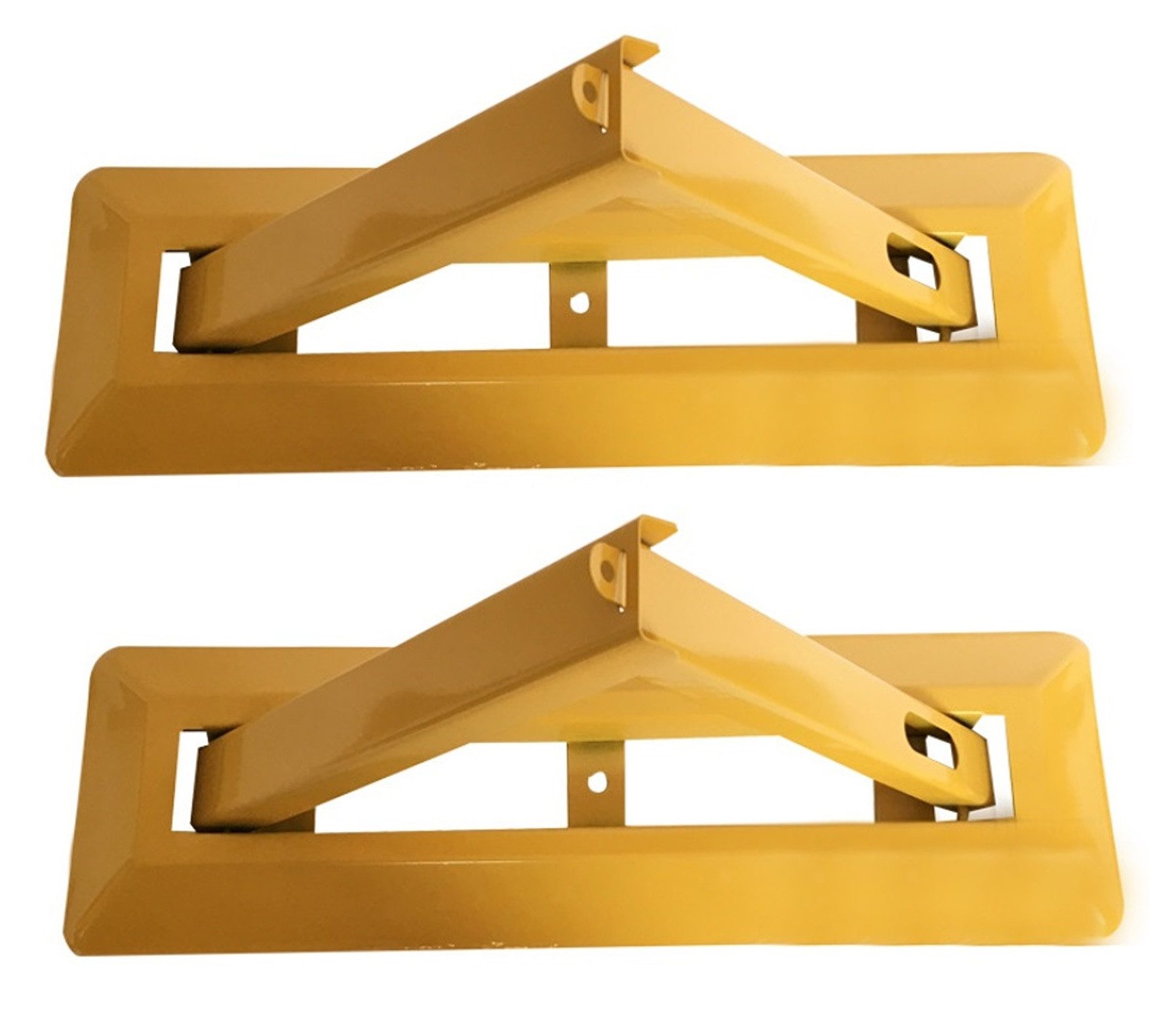 BAYLI Absperrpfosten 2er Set - 60 cm Parkplatzsperre klappbar, Parkplatzblockierer, Parkp