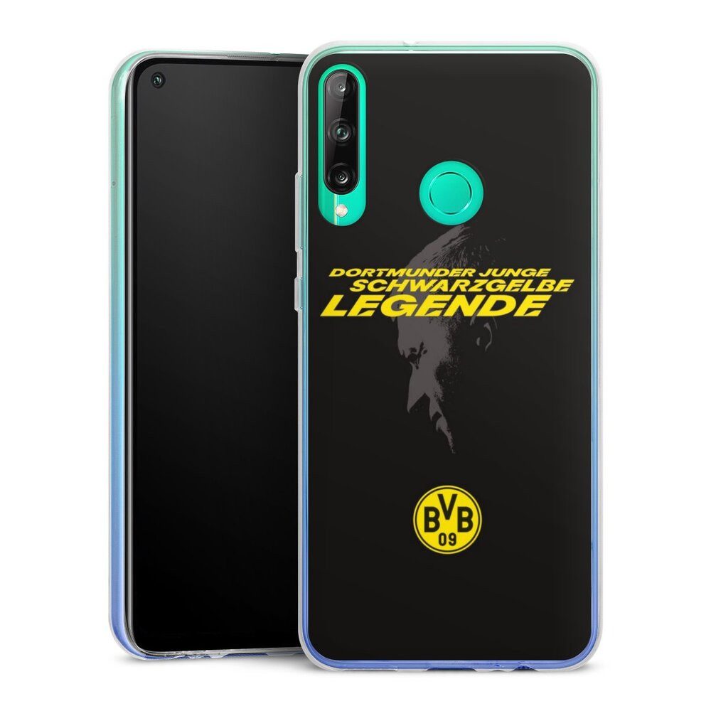 DeinDesign Handyhülle Marco Reus Borussia Dortmund BVB Danke Marco Schwarzgelbe Legende, Huawei P40 Lite E Slim Case Silikon Hülle Ultra Dünn Schutzhülle