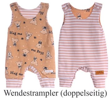 La Bortini Strampler Baby Strampler doppelseitig mit Wende-Funktion 44 50 56 62 68 74 80