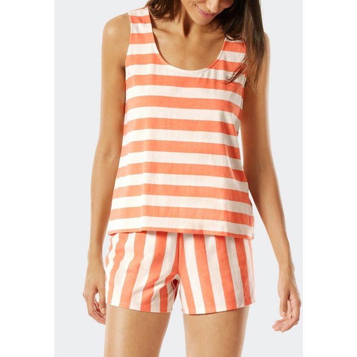 Schiesser Pyjama Just Stripes (Set 2 tlg) Schlafanzug - Baumwolle -