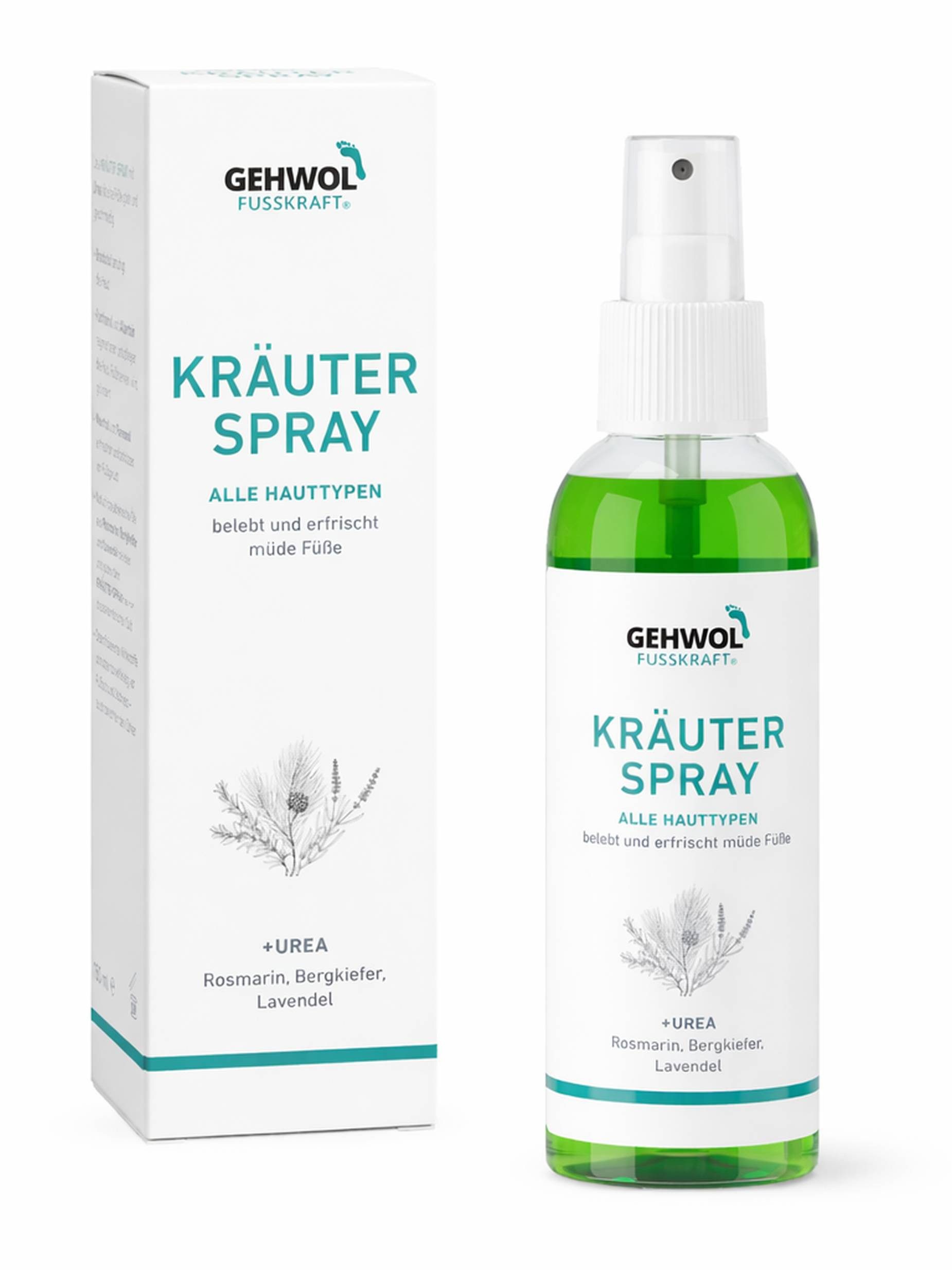 Eduard Gerlach GmbH Fußpflegespray Gehwol Fusskraft Kräuter Spray 125 ml Packung