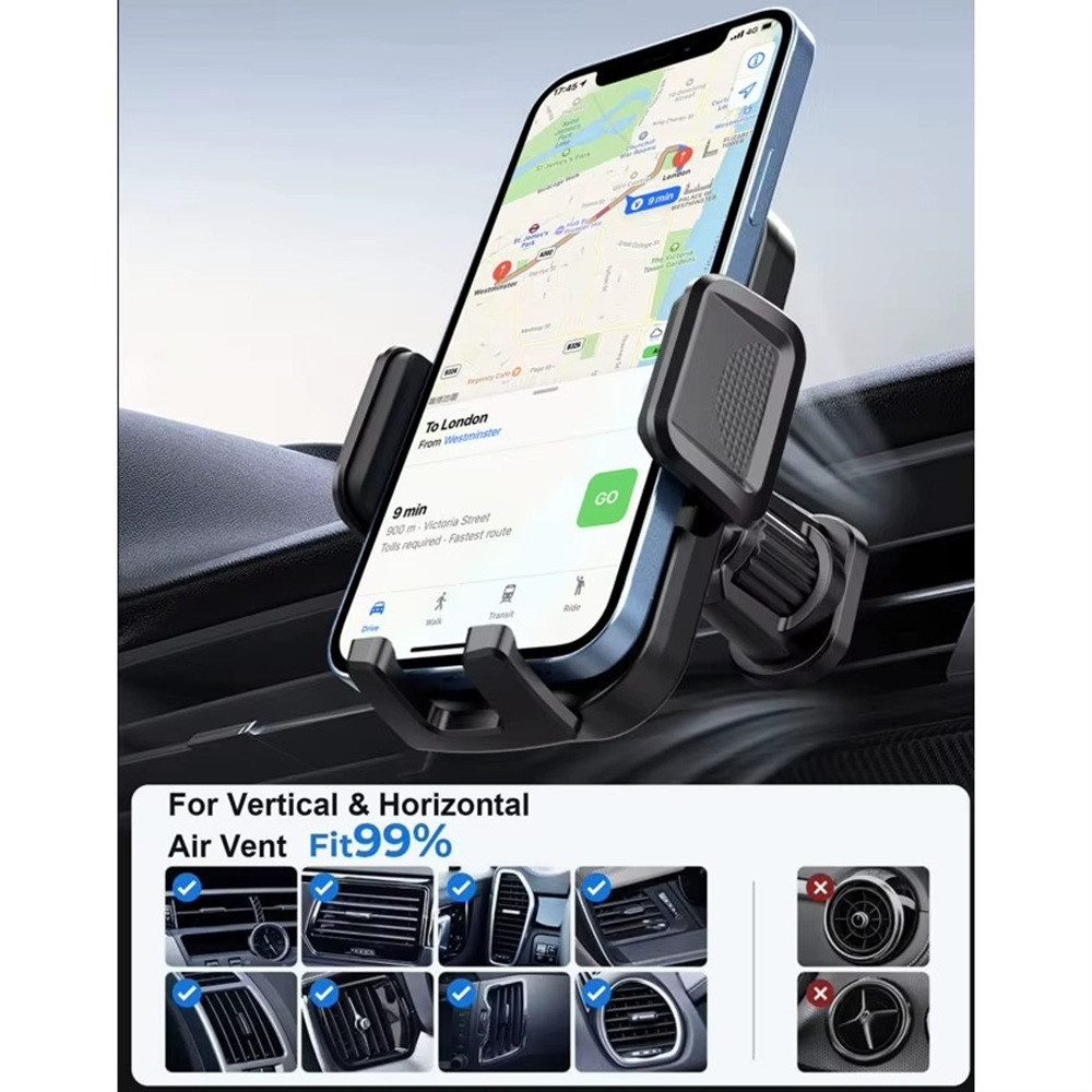 MORRENT Handy-Halterung AUTO handyhalterung 3in1 Saugnapf & Lüftung Halter universal, (3 in 1, Starker Handyhalterung,saugnapf, Flexibler Teleskoparm) – Bild 4 von 5