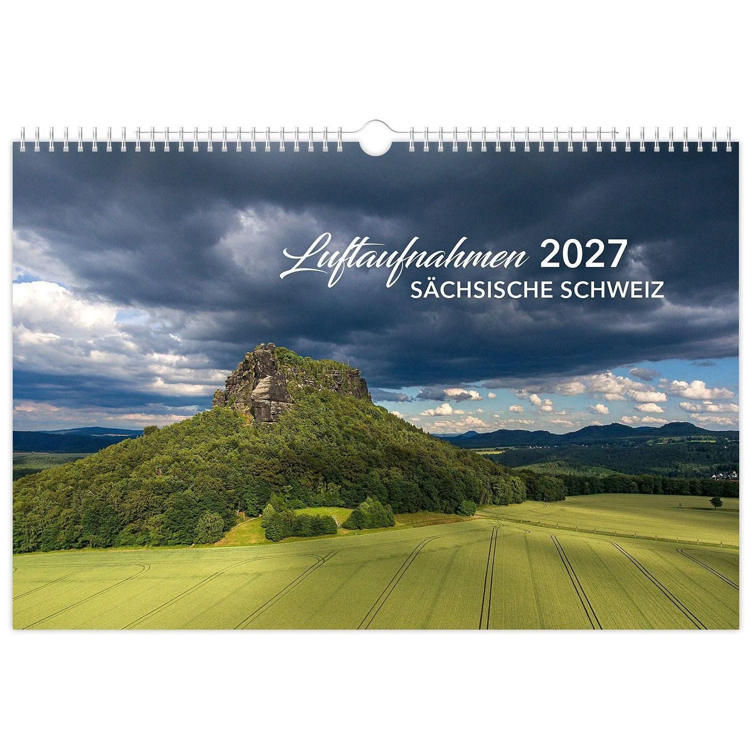 Schubert Wandkalender Kalender Sächsische Schweiz Luftaufnahmen 2027