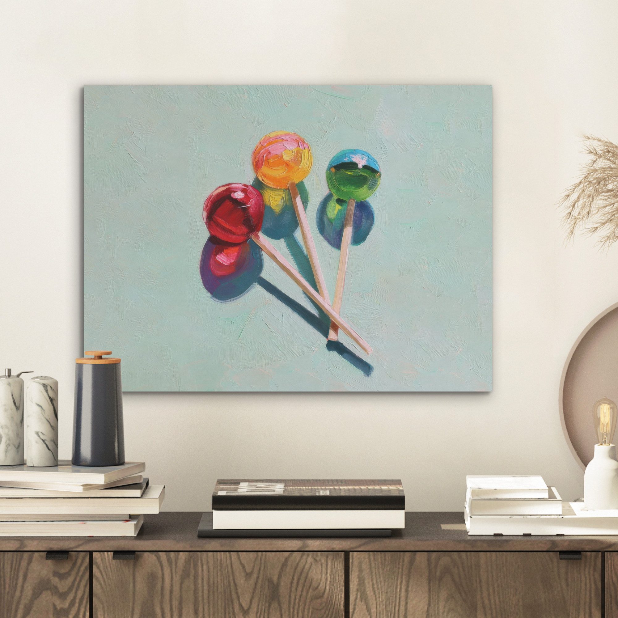 MuchoWow Gemälde Lutscher - Schatten - günstig online kaufen