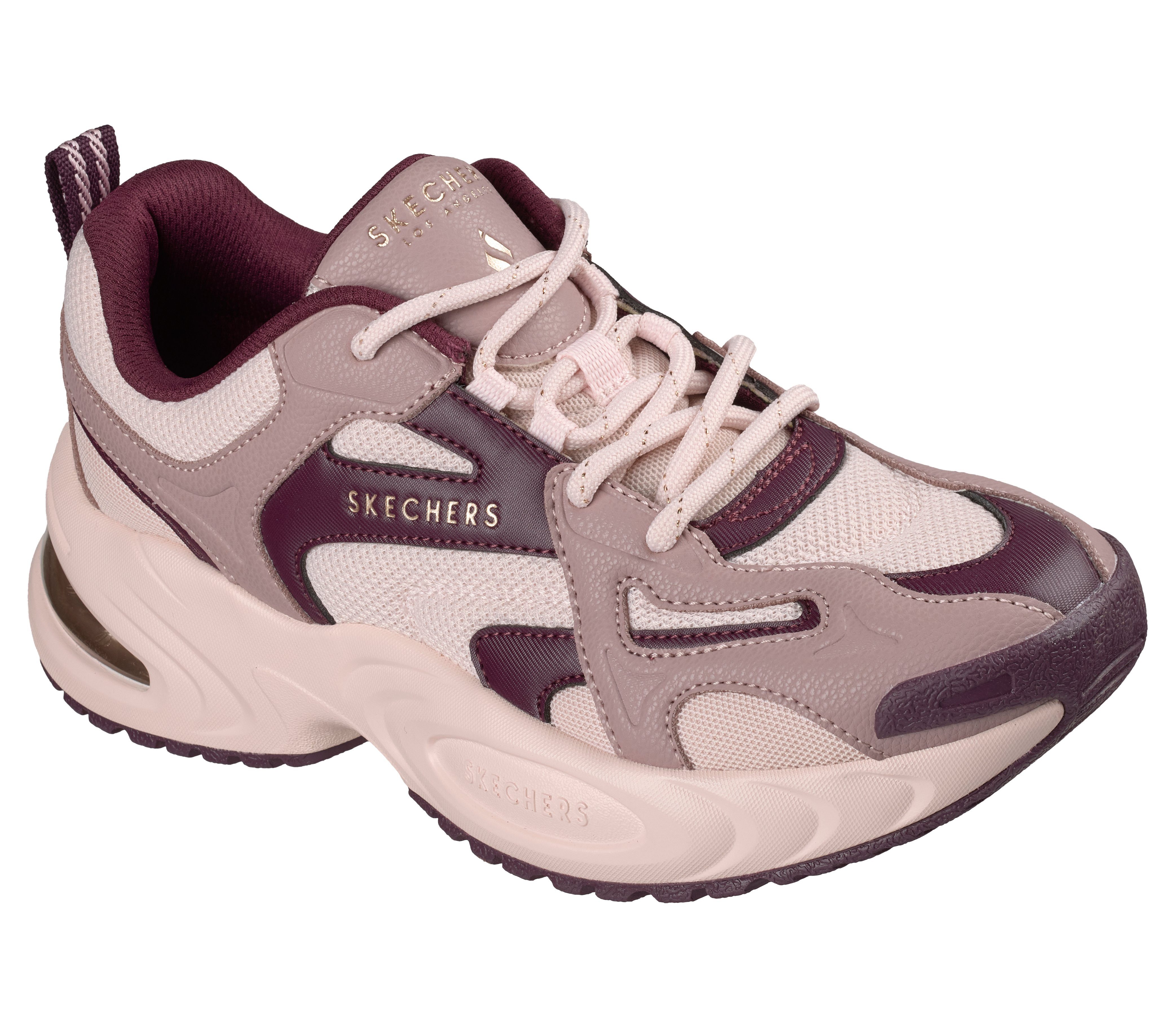 Skechers UNO RYZE Sneaker Schnürschuh, Halbschuh, Freizeitsneaker mit Air-Cooled Memory Foam