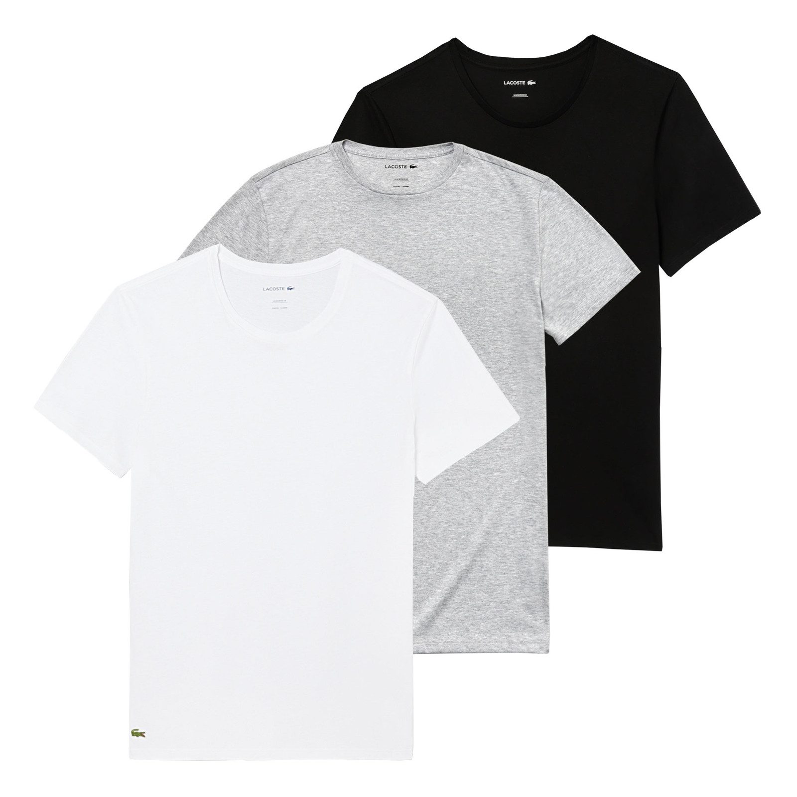Lacoste Unterziehshirt 3er Pack T-Shirts Crew-Neck Tee (3-St., 3er Pack) mi günstig online kaufen