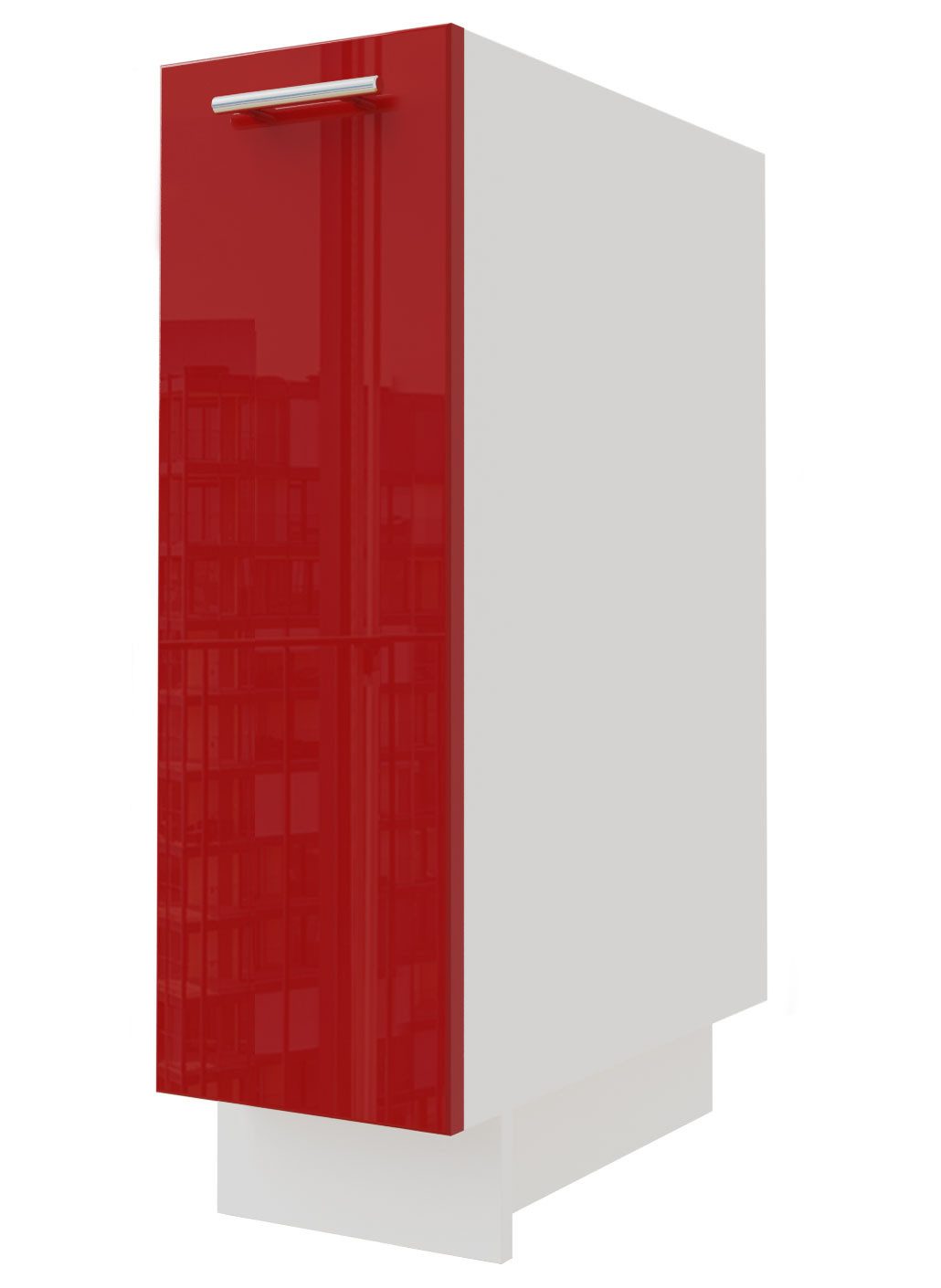 RAL 3002 karminrot Hochglanz | Korpus: weiß