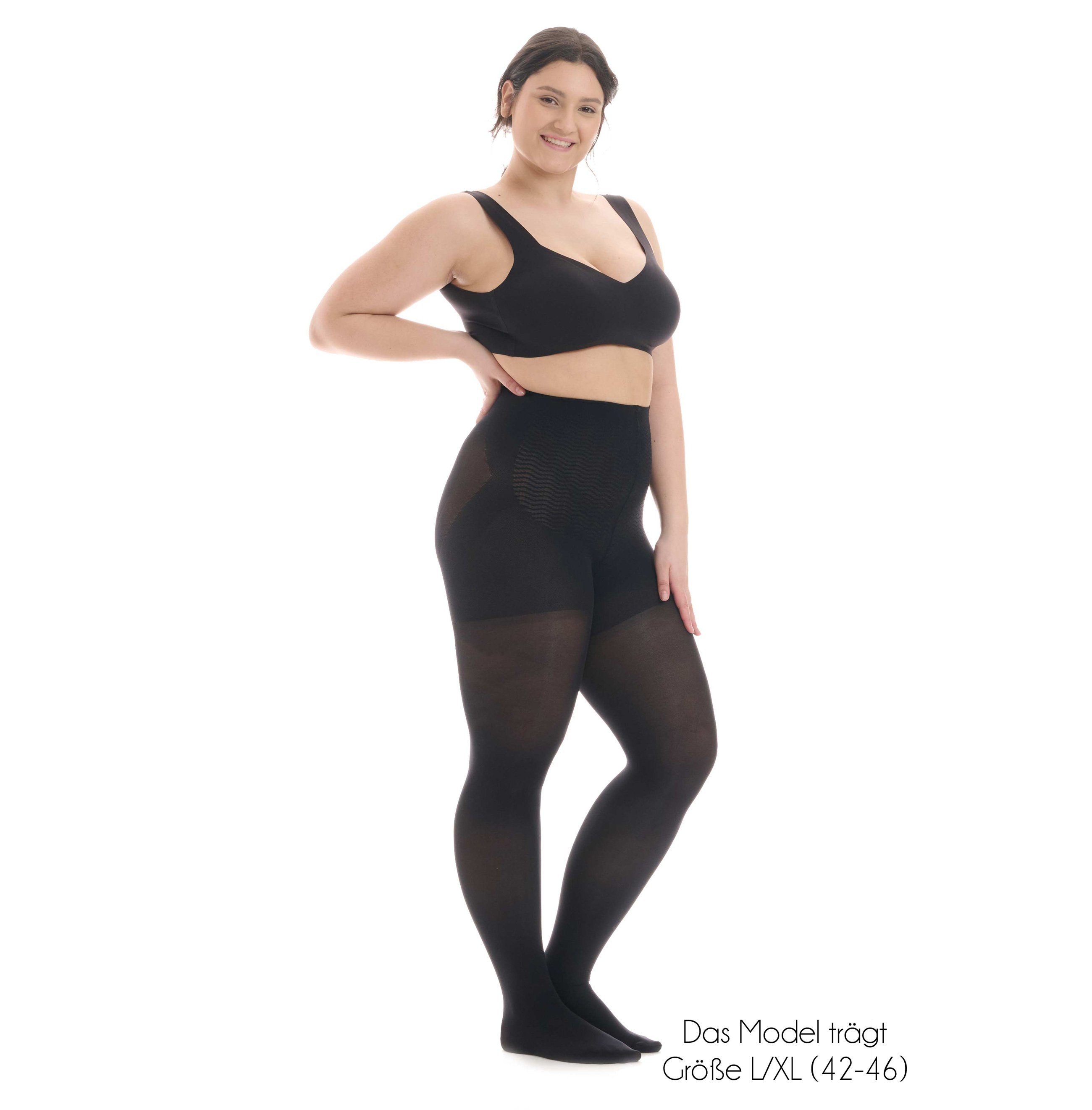 2 (Doppelpack Shaping Highwaist figurformend Strumpfhose - Strumpfhose 80DEN – blickdicht St) Shapewear tonest