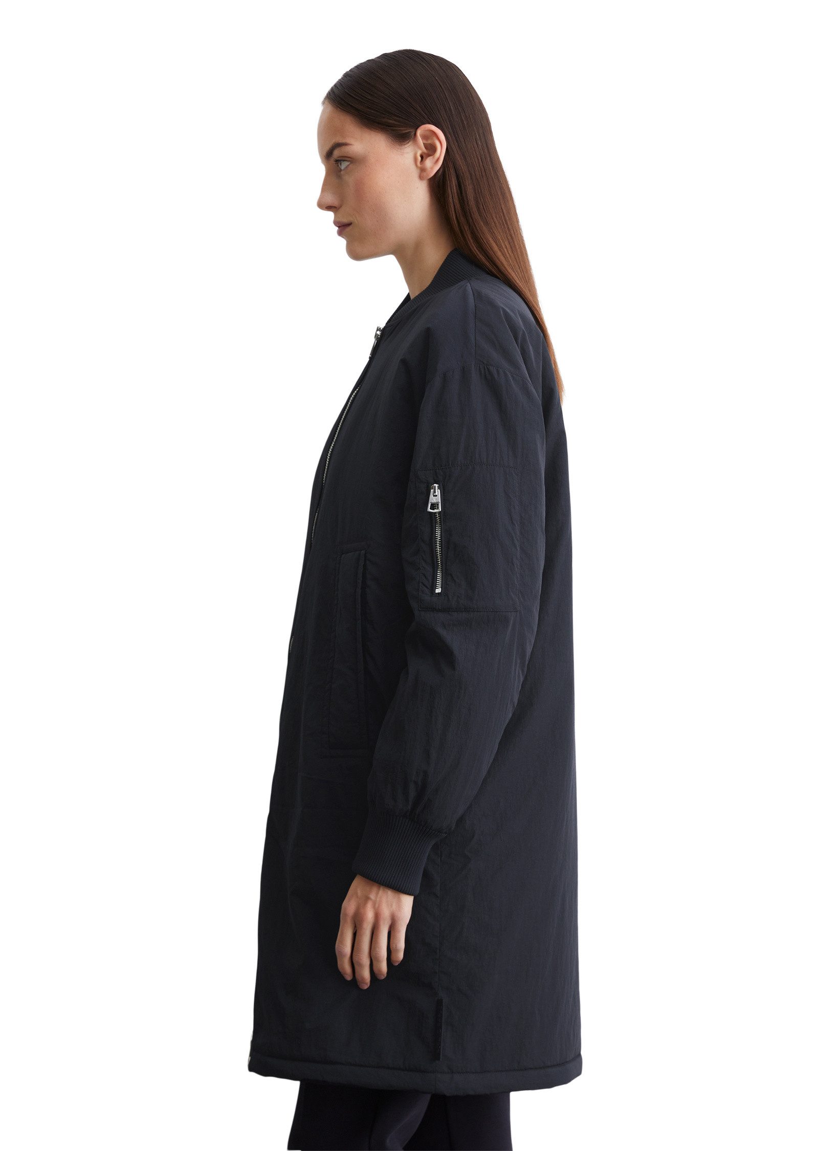 Marc O'Polo Steppmantel aus Crinkle-Nylon