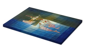 Posterlounge Leinwandbild Paul Klee, Sindbad, der Seefahrer, Malerei