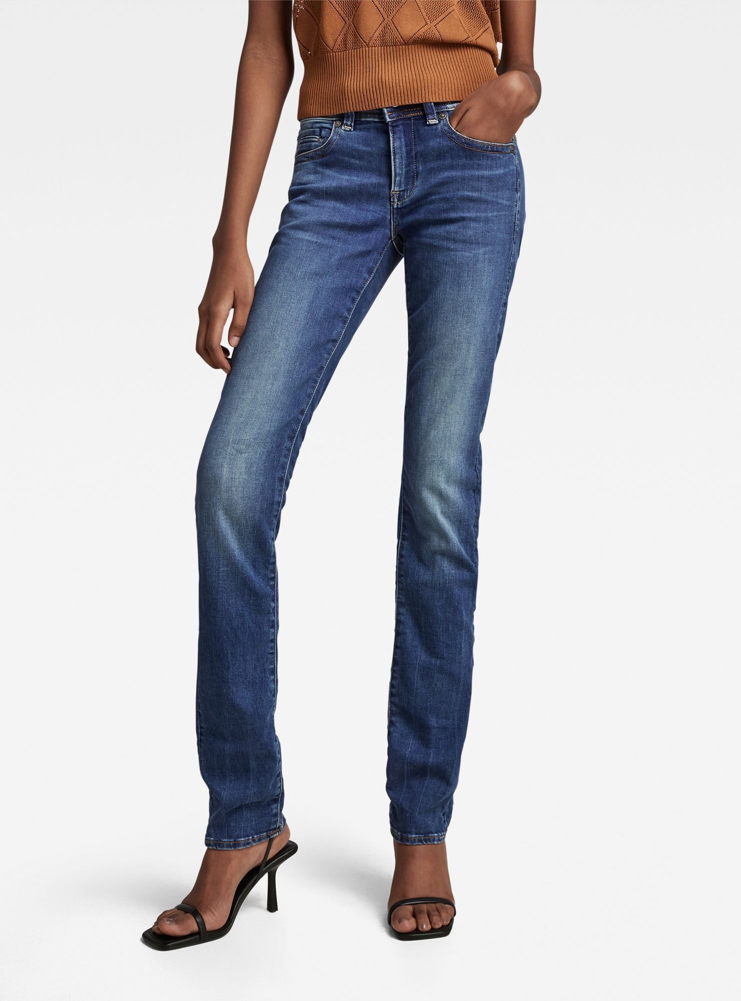 G-STAR Regular-fit-Jeans Midge Straight Jeans