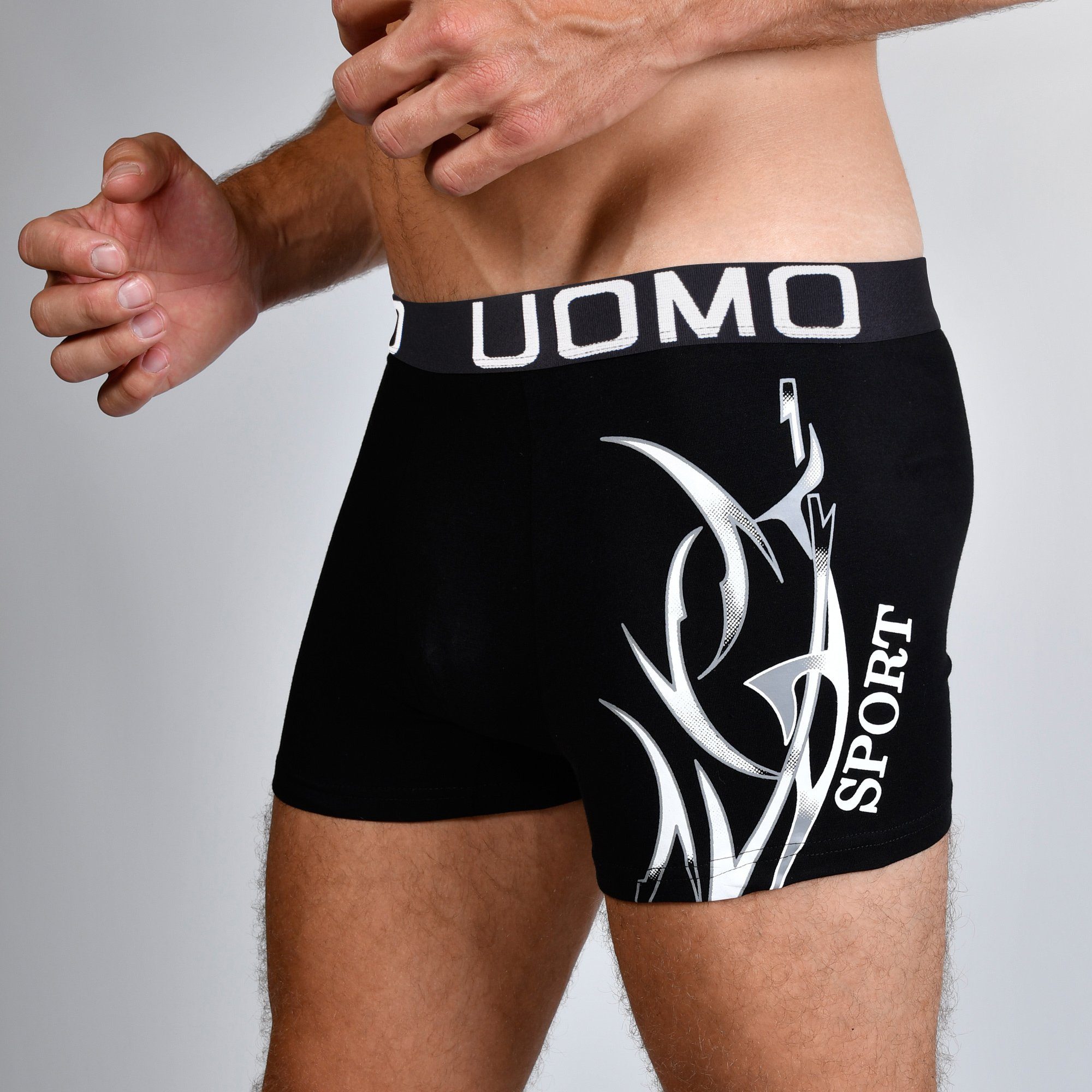 Boxershorts Baumwolle Unterhosen Herren 1102-1120 L&K (10er-Pack) aus