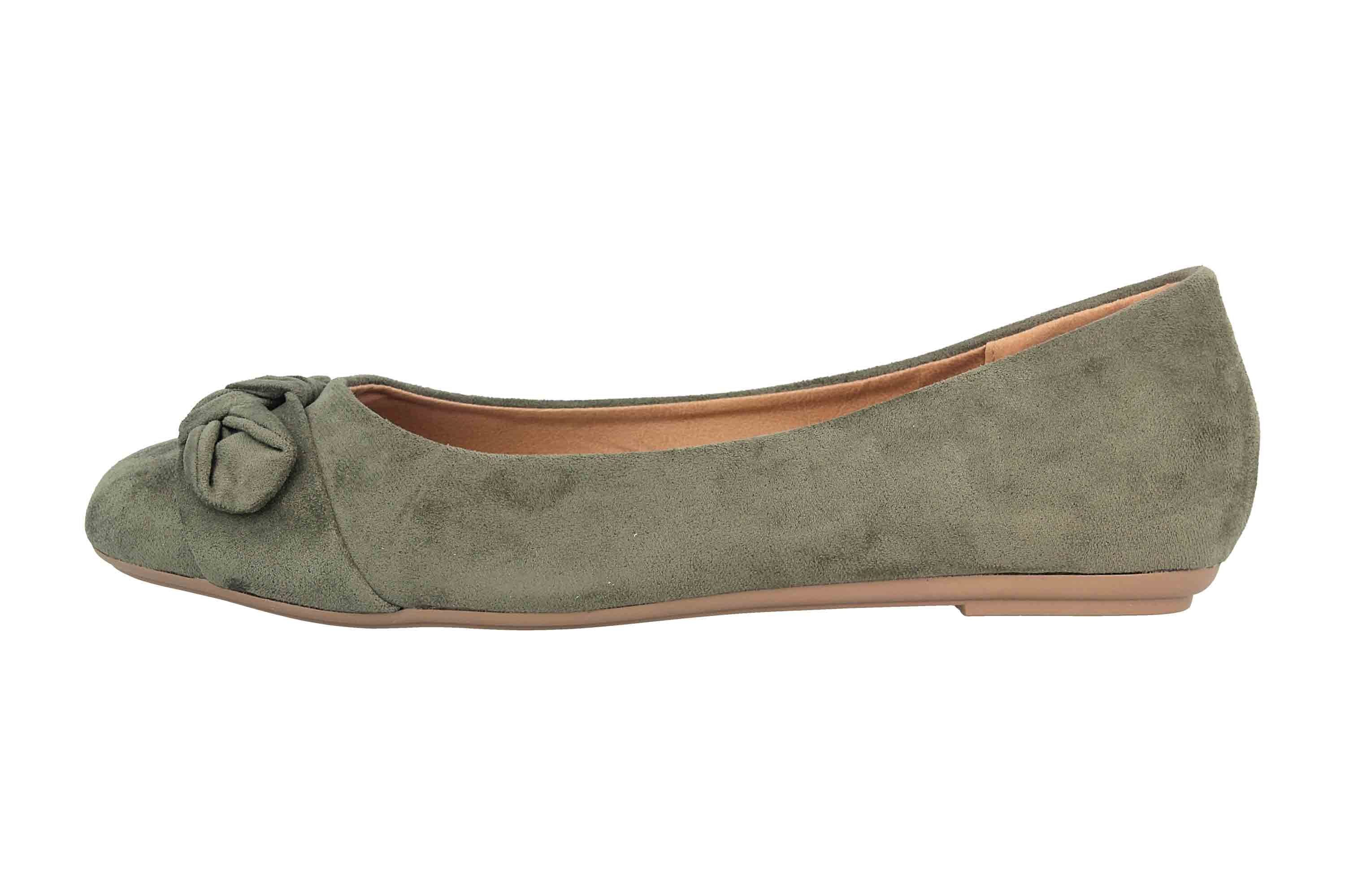 Fitters Footwear 2.589647 Green Ballerina